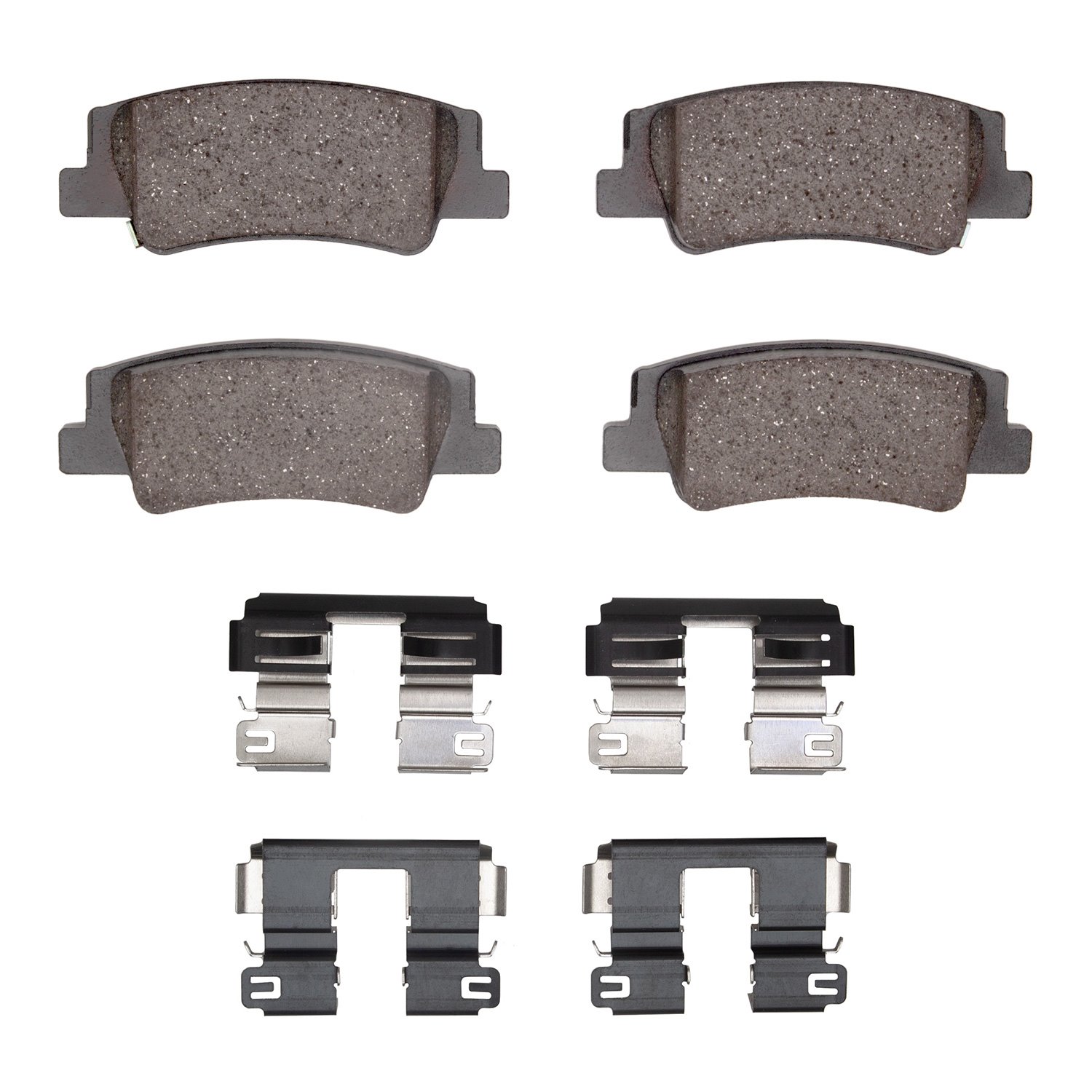 1551-2299-01 5000 Advanced Ceramic Brake Pads & Hardware Kit, Fits Select Kia/Hyundai/Genesis, Position: Rear