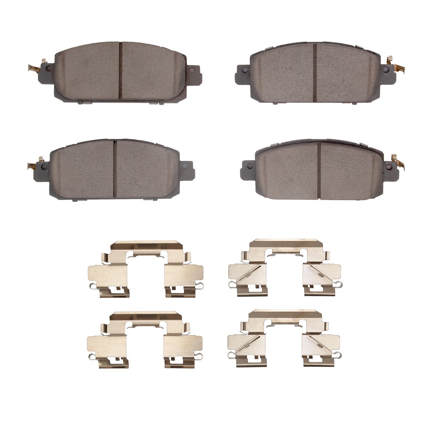 1551-2310-01 5000 Advanced Ceramic Brake Pads & Hardware Kit, Fits Select Infiniti/Nissan, Position: Front