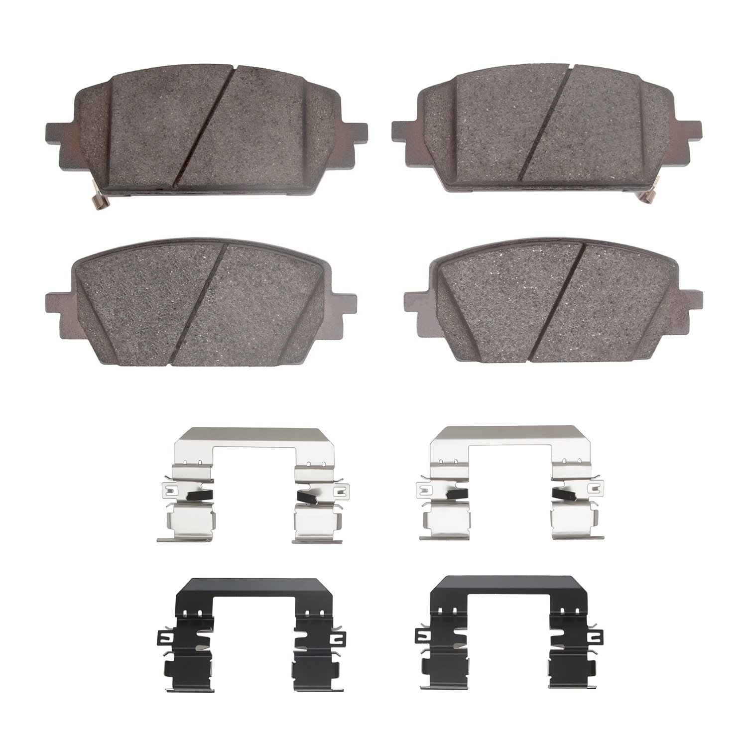 1551-2380-01 5000 Advanced Ceramic Brake Pads & Hardware Kit, Fits Select Kia/Hyundai/Genesis, Position: Front