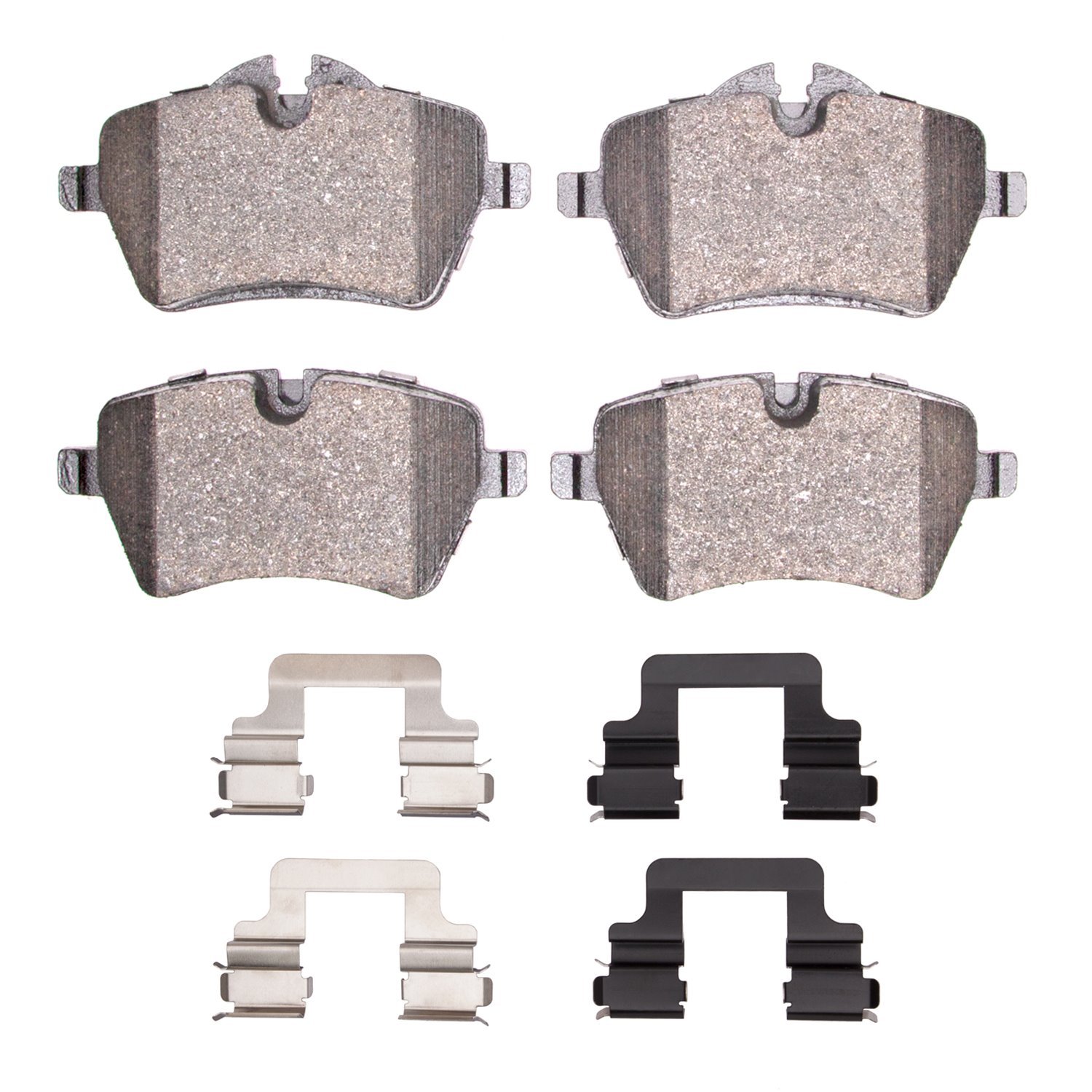 1552-1204-01 5000 Advanced Ceramic Brake Pads & Hardware Kit, 2013-2016 Mini, Position: Front