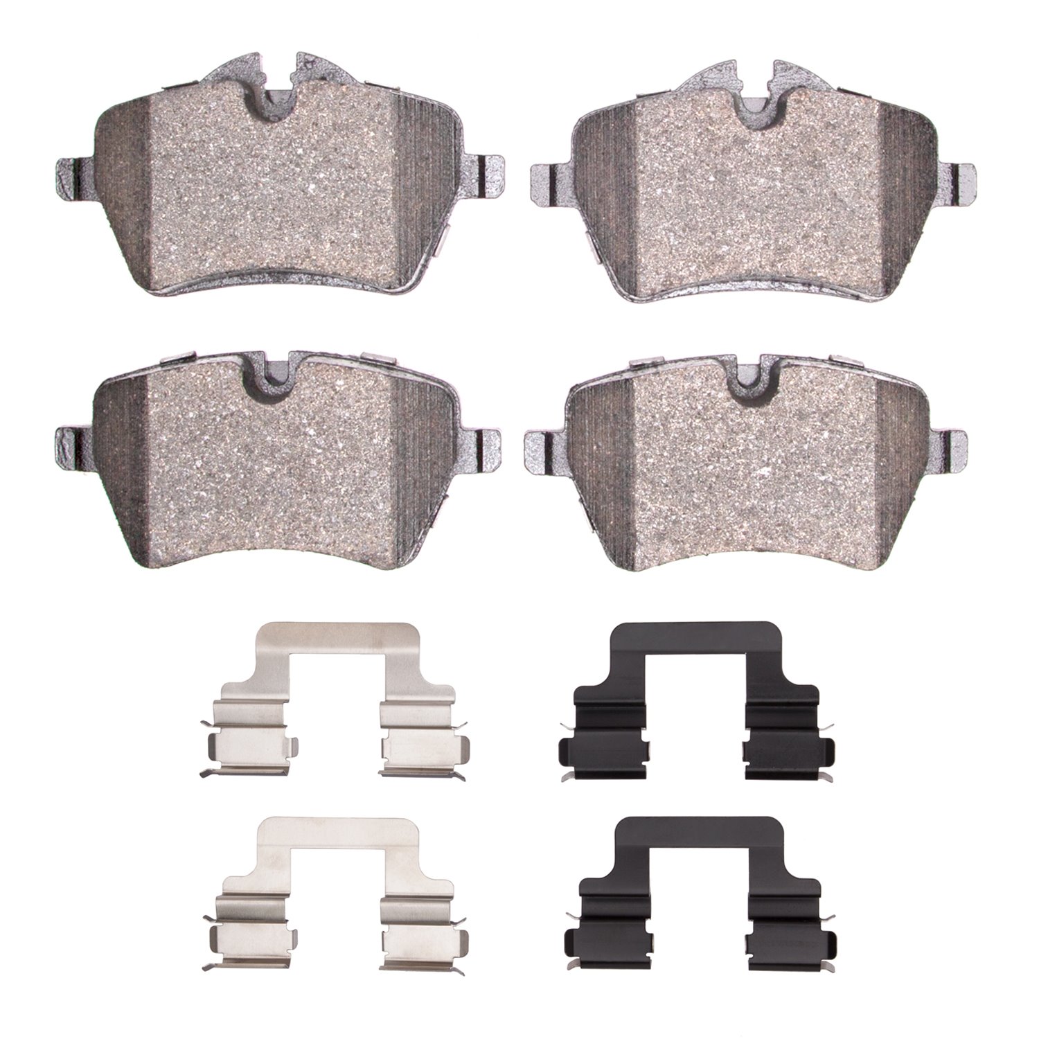 1600-1204-01 5000 Euro Ceramic Brake Pads & Hardware Kit, 2002-2016 Mini, Position: Front