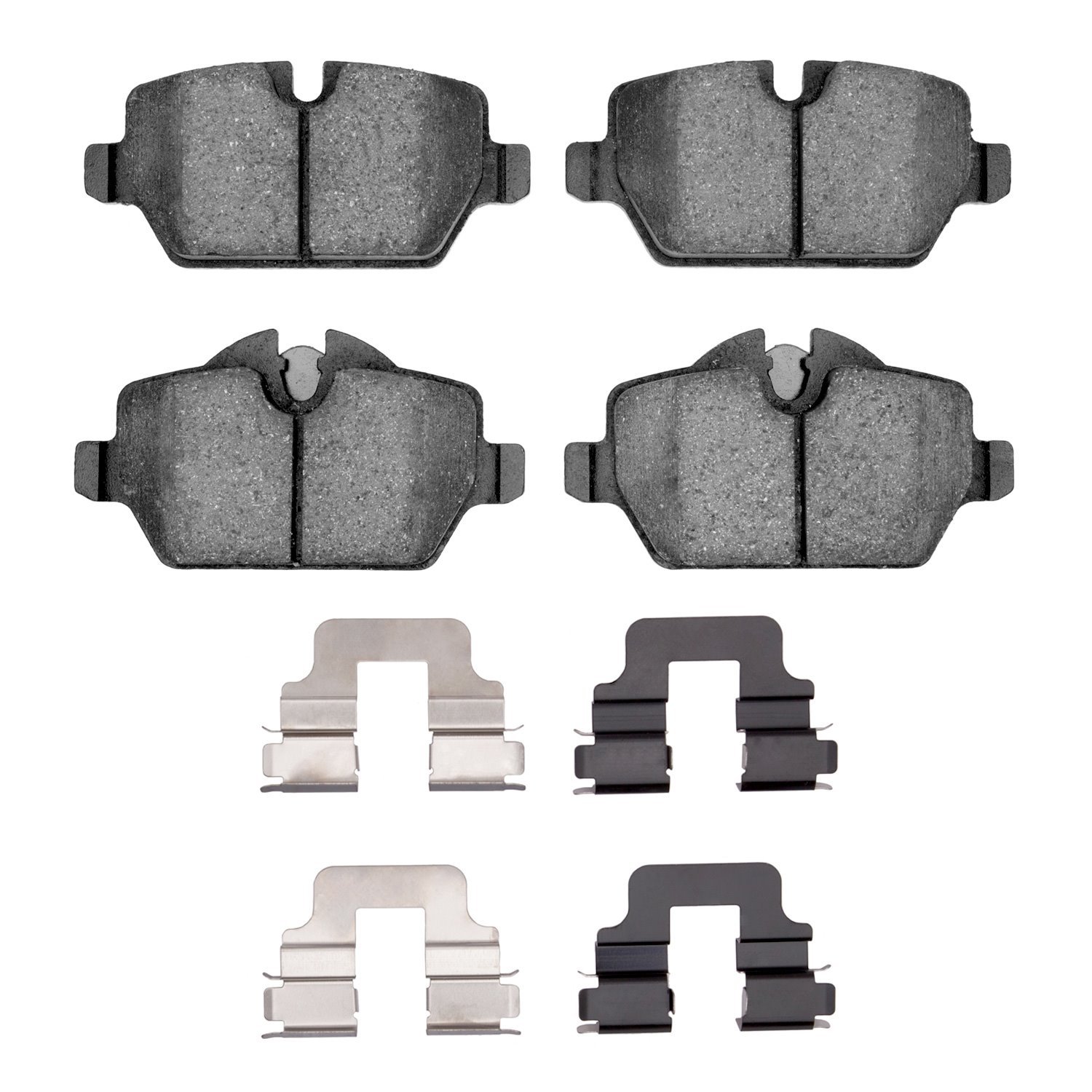 1600-1226-01 5000 Euro Ceramic Brake Pads & Hardware Kit, 2005-2016 Multiple Makes/Models, Position: Rear