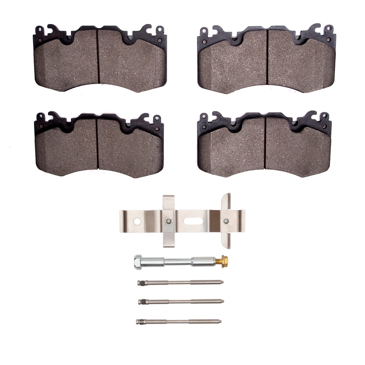 1600-1426-01 5000 Euro Ceramic Brake Pads & Hardware Kit, Fits Select Land Rover, Position: Front