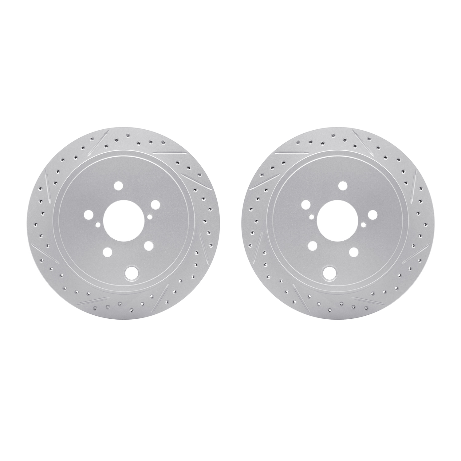 Geoperformance Drilled/Slotted Brake Rotors, Fits Select Multiple