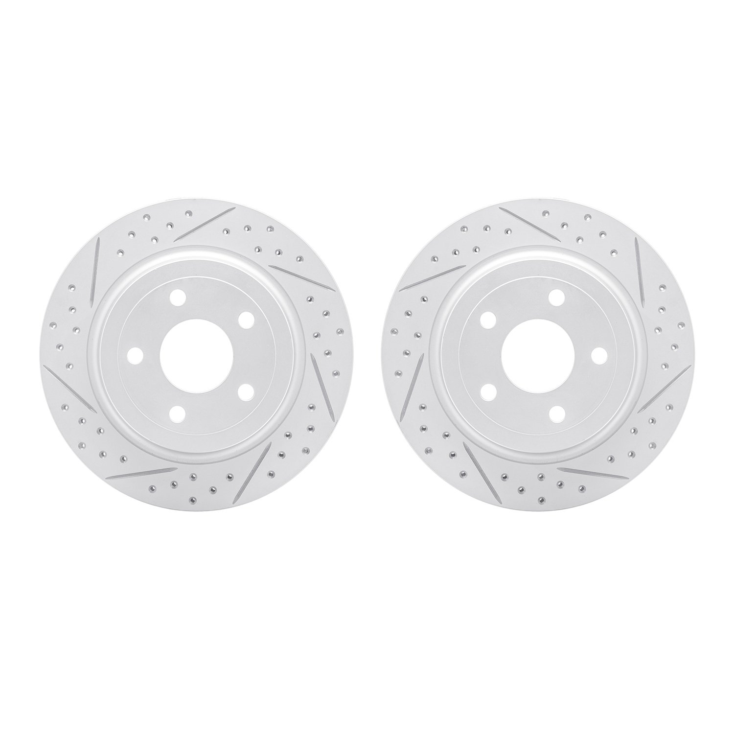 2002-47039 Geoperformance Drilled/Slotted Brake Rotors, 2008-2010 GM, Position: Rear