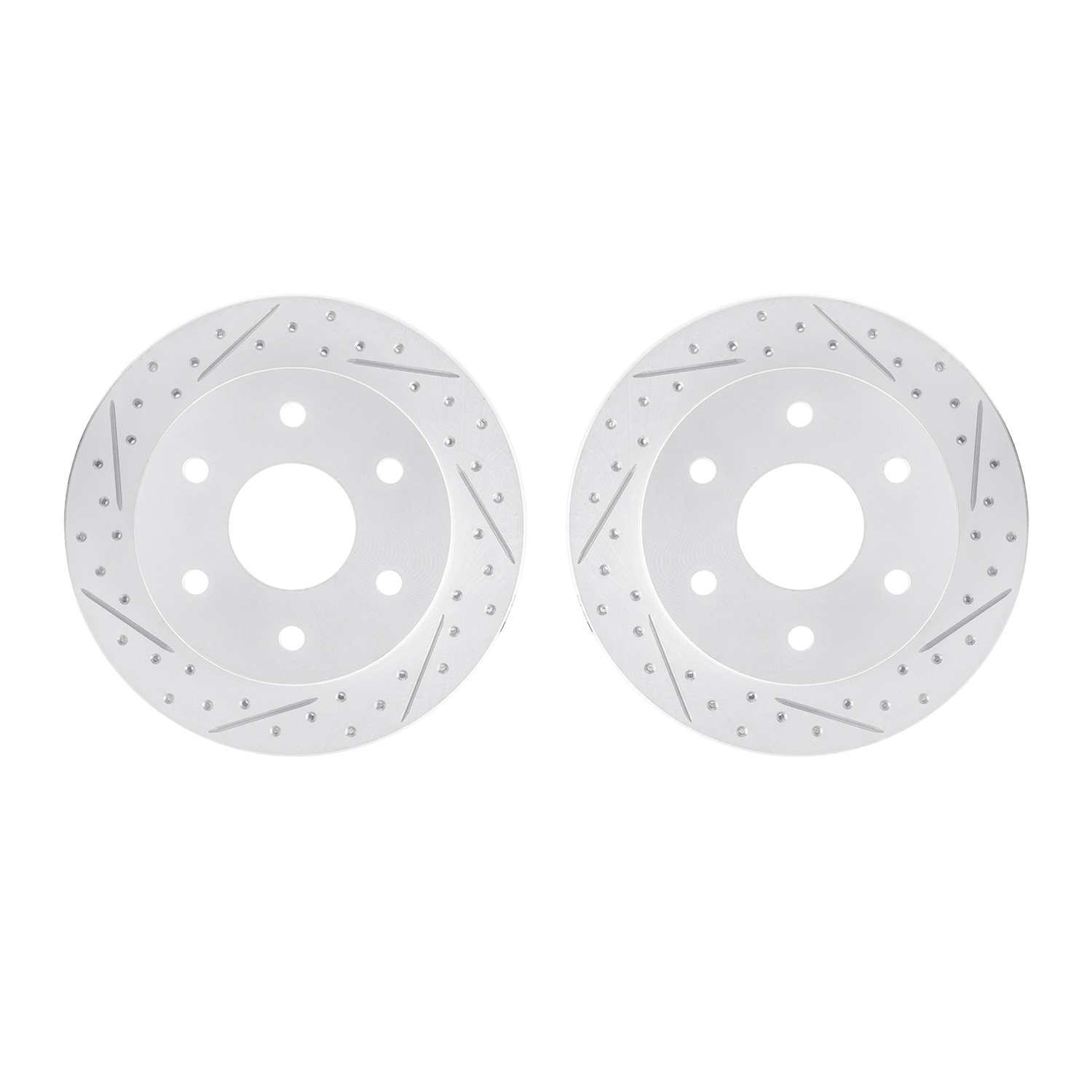 2002-48007 Geoperformance Drilled/Slotted Brake Rotors, 1988-2000 GM, Position: Front