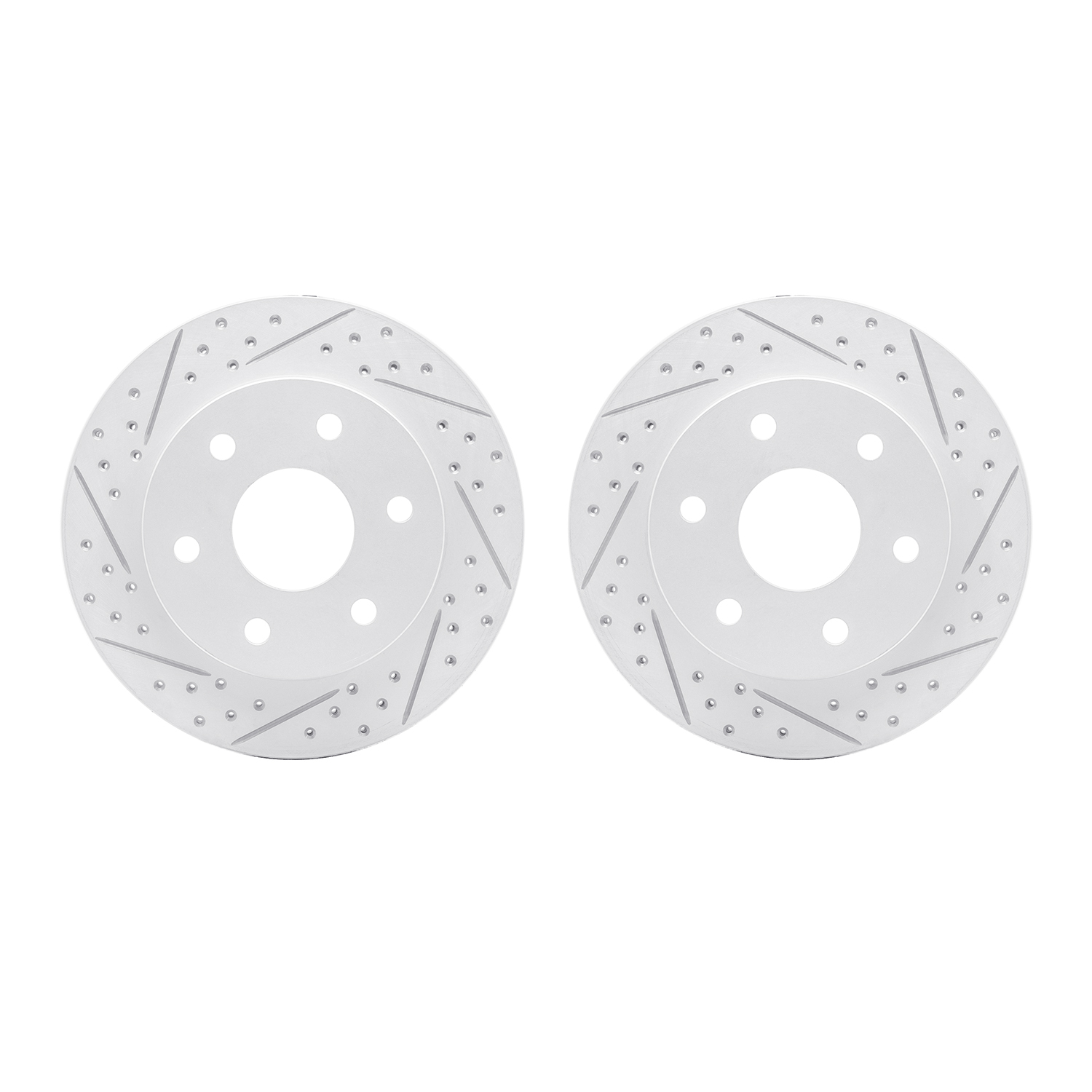 2002-48008 Geoperformance Drilled/Slotted Brake Rotors, 1999-2008 GM, Position: Front