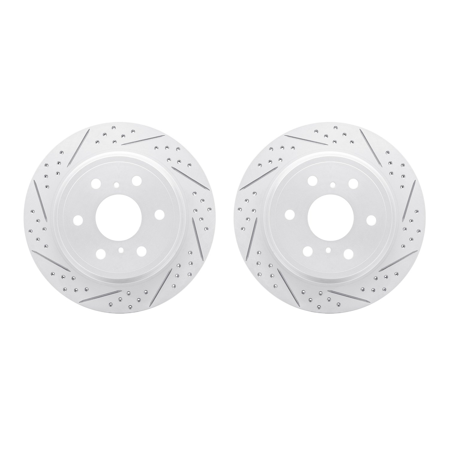 2002-48036 Geoperformance Drilled/Slotted Brake Rotors, 2007-2020 GM, Position: Rear