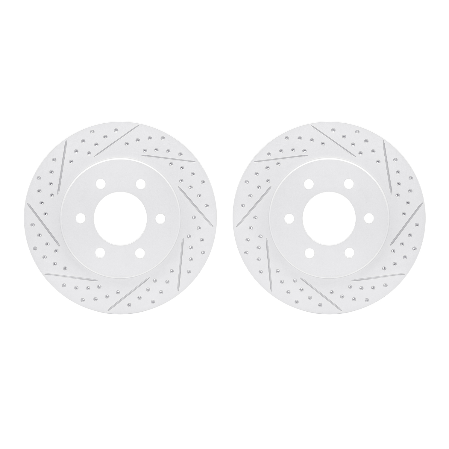 2002-54038 Geoperformance Drilled/Slotted Brake Rotors, 2002-2006 Ford/Lincoln/Mercury/Mazda, Position: Front