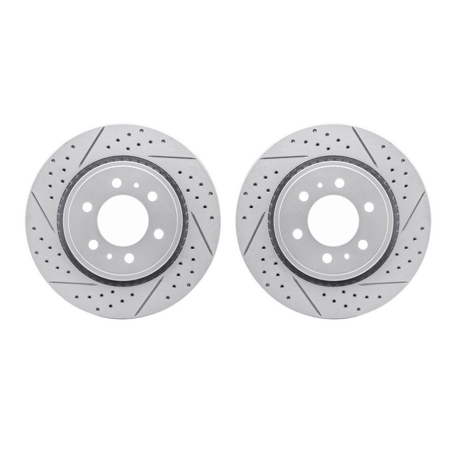 2002-54039 Geoperformance Drilled/Slotted Brake Rotors, 2007-2021 Ford/Lincoln/Mercury/Mazda, Position: Front