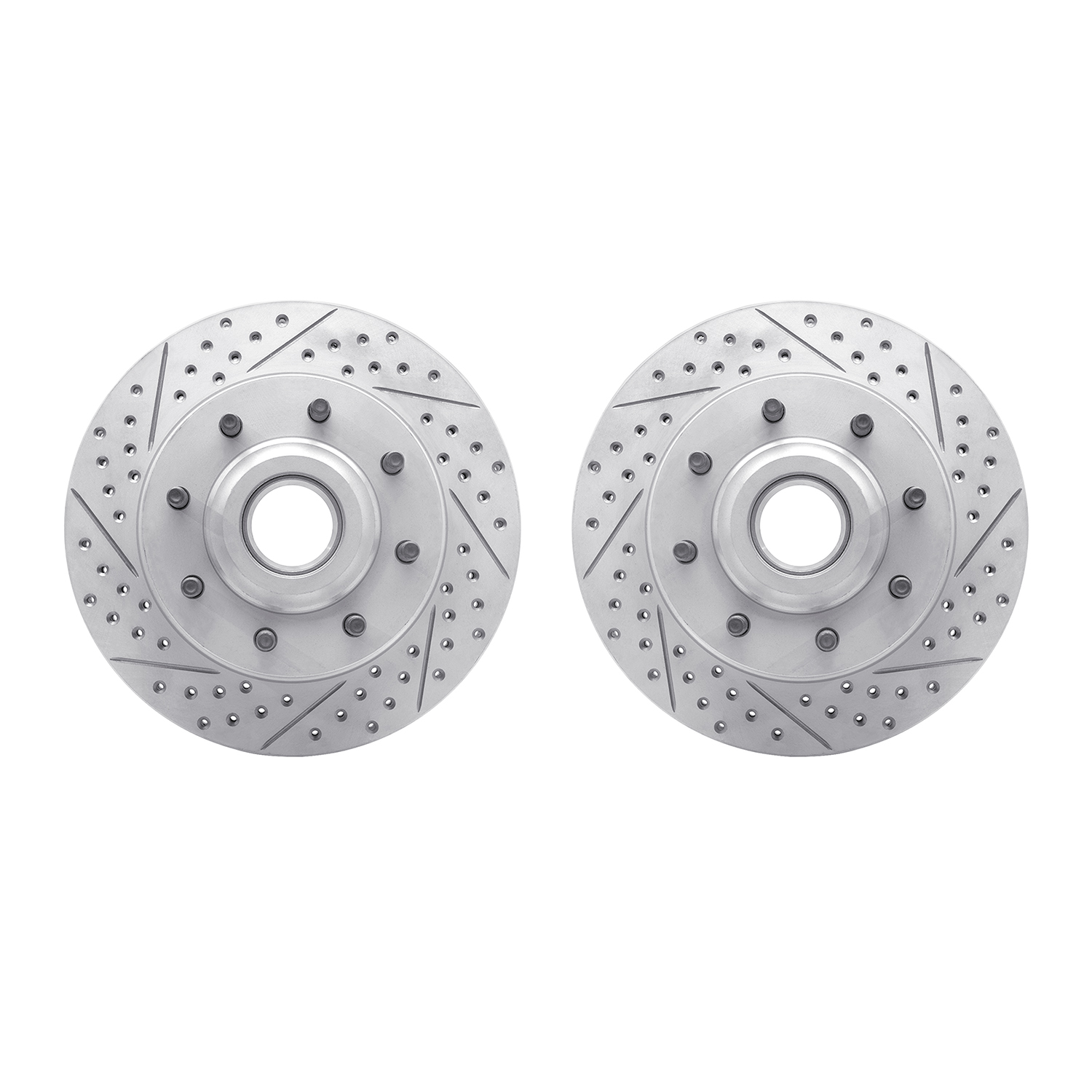 2002-54063 Geoperformance Drilled/Slotted Brake Rotors, 2006-2012 Ford/Lincoln/Mercury/Mazda, Position: Front