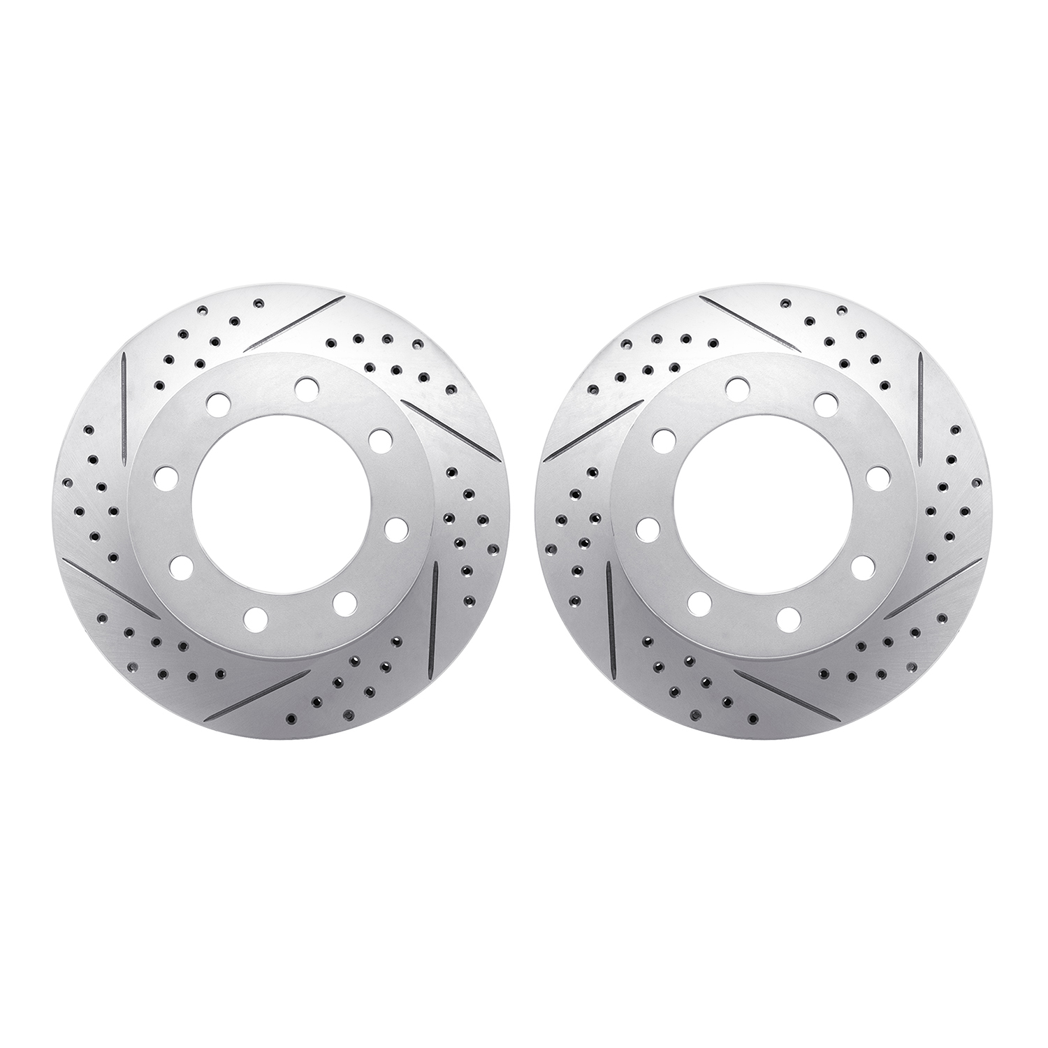 2002-54066 Geoperformance Drilled/Slotted Brake Rotors, 2005-2012 Ford/Lincoln/Mercury/Mazda, Position: Front