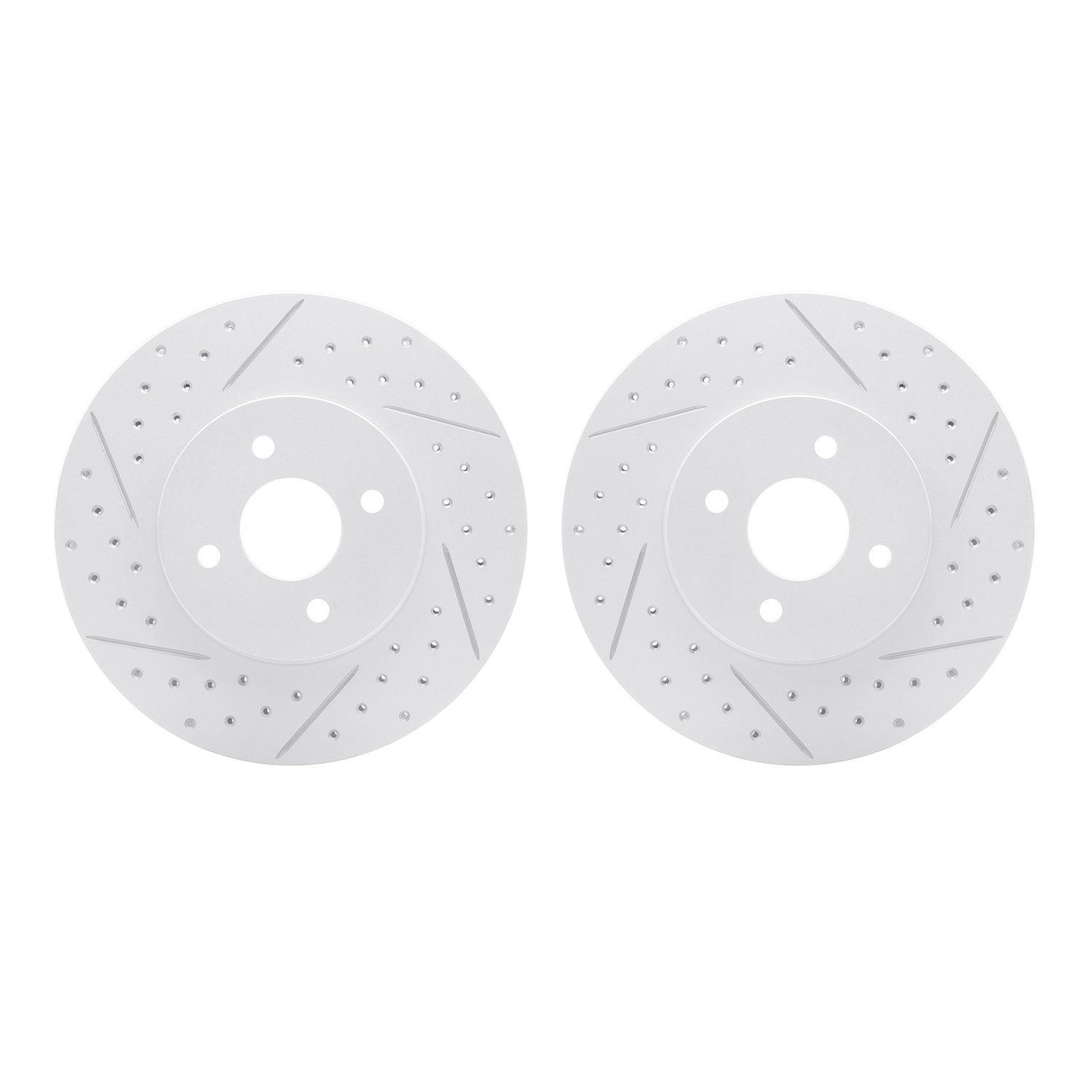 2002-54082 Geoperformance Drilled/Slotted Brake Rotors, 2002-2004 Ford/Lincoln/Mercury/Mazda, Position: Front