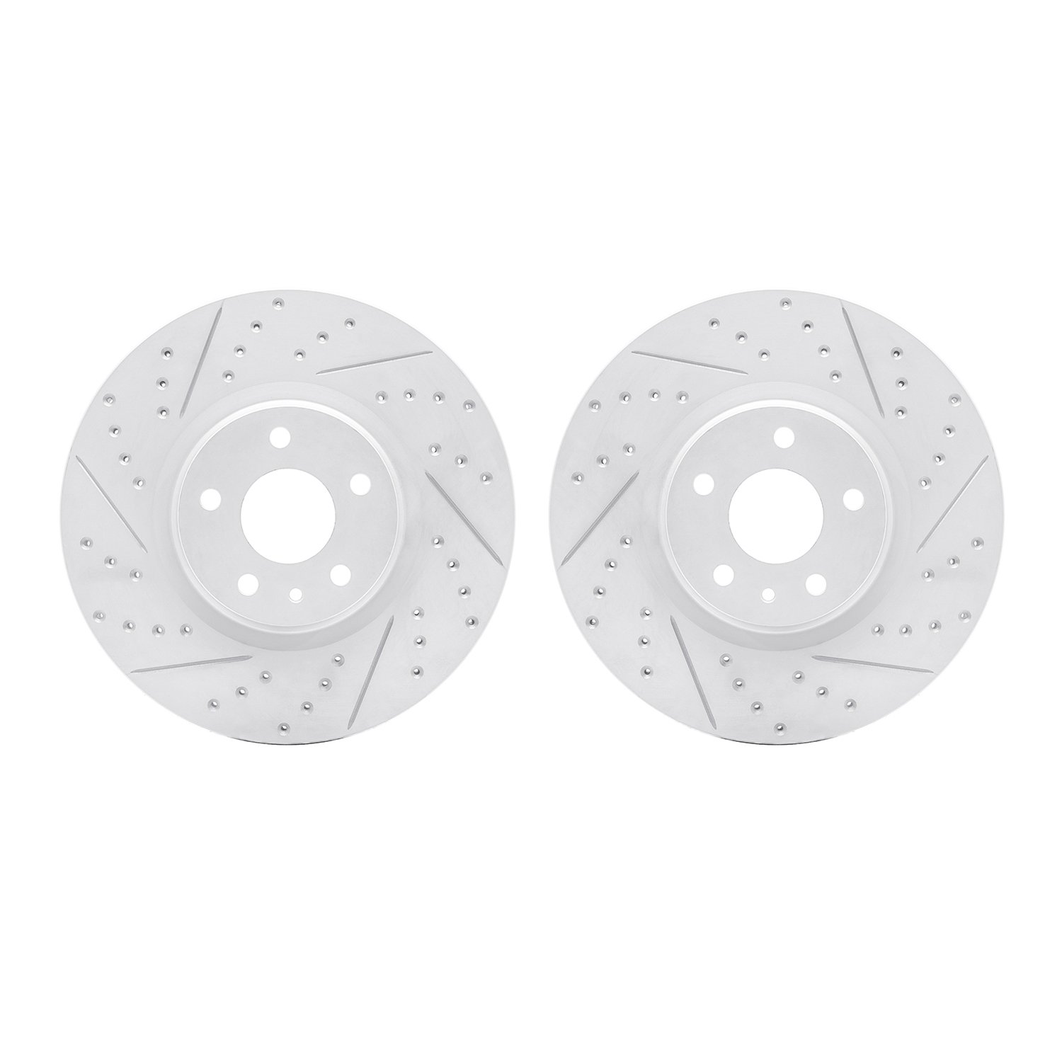 2002-54089 Geoperformance Drilled/Slotted Brake Rotors, 2013-2020 Ford/Lincoln/Mercury/Mazda, Position: Front