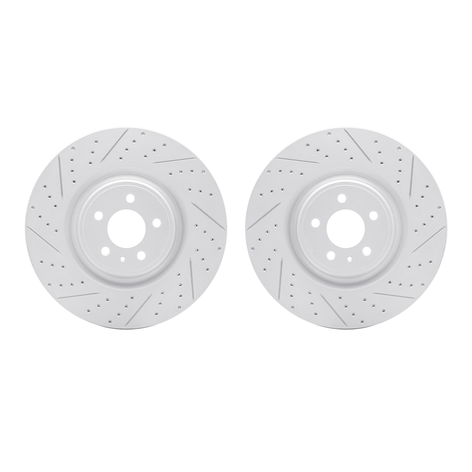 2002-54098 Geoperformance Drilled/Slotted Brake Rotors, 2013-2014 Ford/Lincoln/Mercury/Mazda, Position: Front