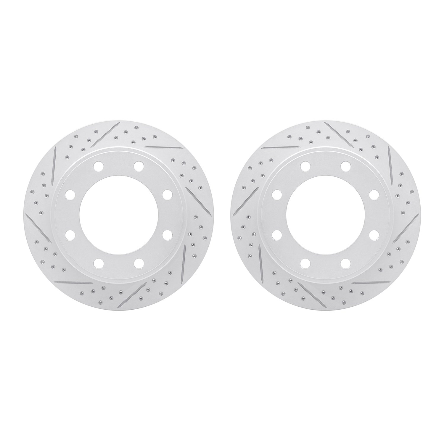 2002-54135 Geoperformance Drilled/Slotted Brake Rotors, 1999-2005 Ford/Lincoln/Mercury/Mazda, Position: Rear