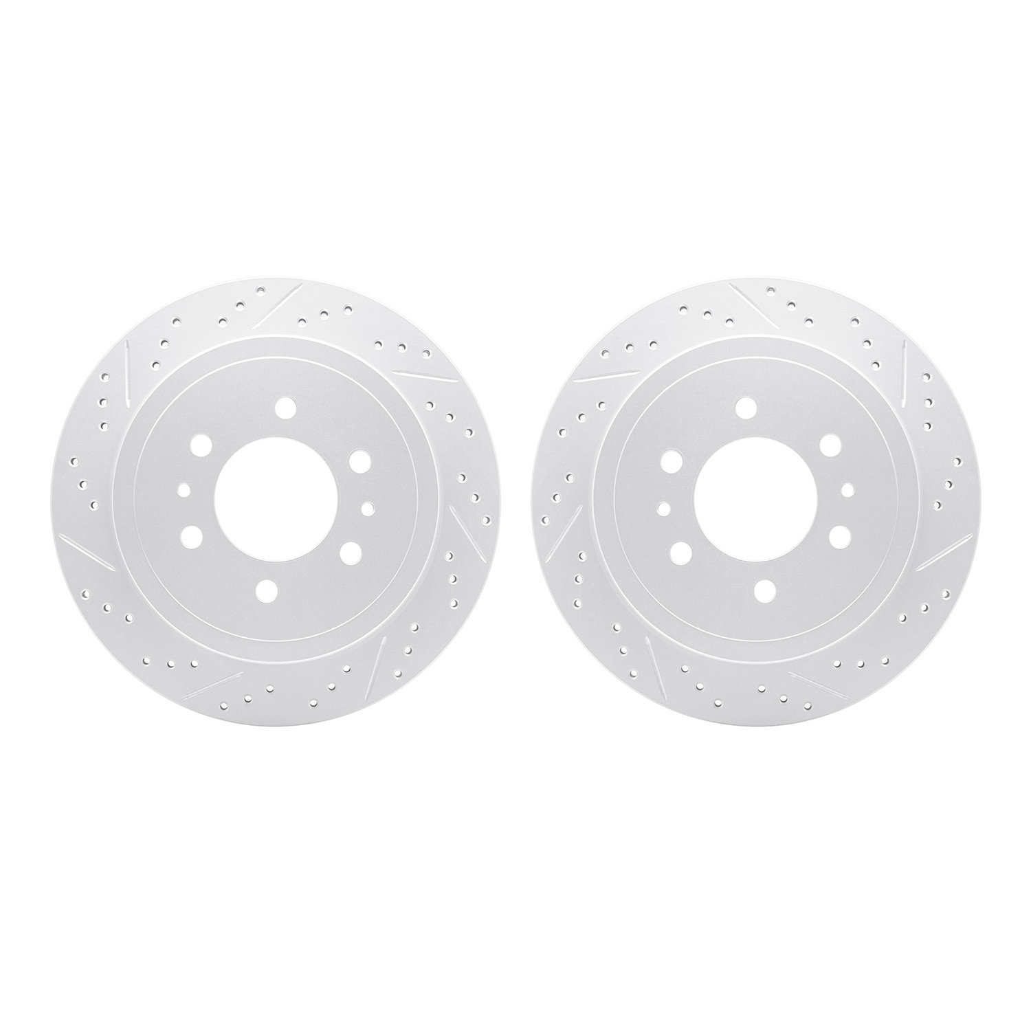 2002-54146 Geoperformance Drilled/Slotted Brake Rotors, 2004-2011 Ford/Lincoln/Mercury/Mazda, Position: Rear