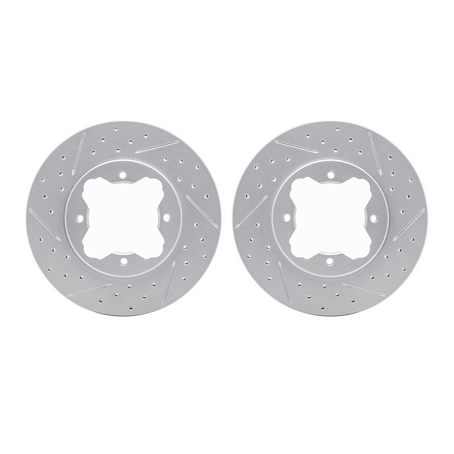 2002-59000 Geoperformance Drilled/Slotted Brake Rotors, 1990-1997 Acura/Honda, Position: Front