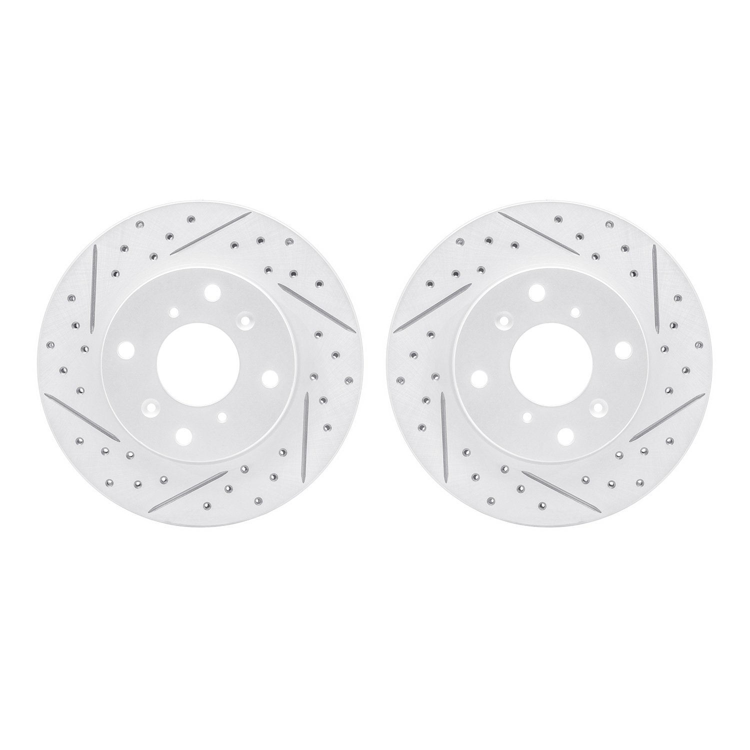 2002-59001 Geoperformance Drilled/Slotted Brake Rotors, 1998-2002 Acura/Honda, Position: Front
