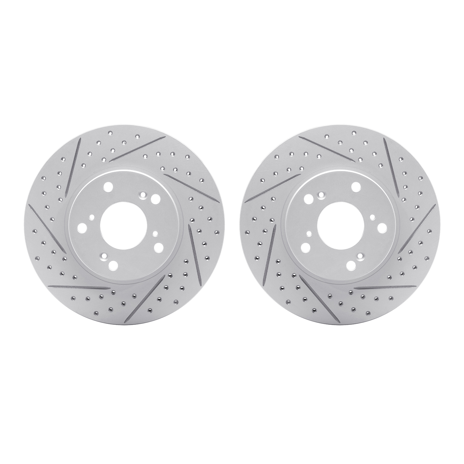 2002-59003 Geoperformance Drilled/Slotted Brake Rotors, 1998-2021 Acura/Honda, Position: Front