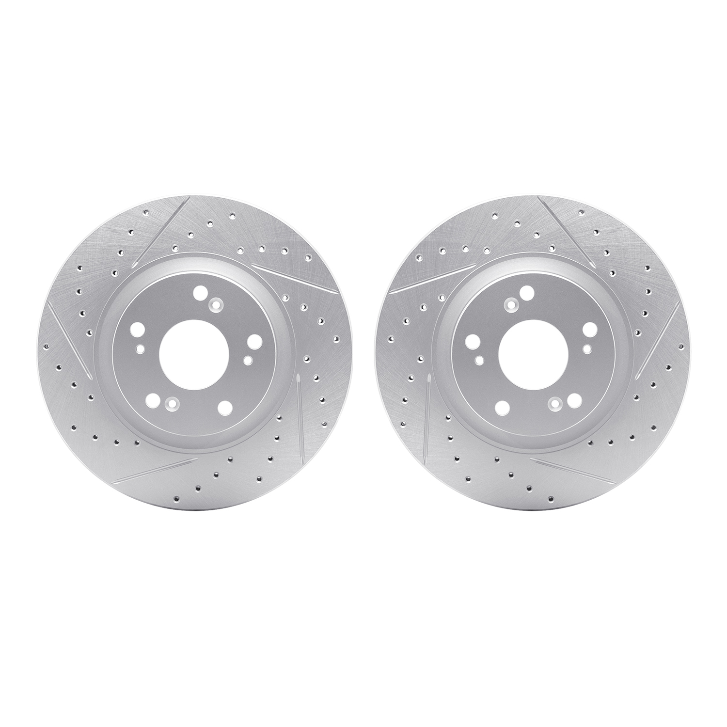 2002-59004 Geoperformance Drilled/Slotted Brake Rotors, 2002-2015 Acura/Honda, Position: Front