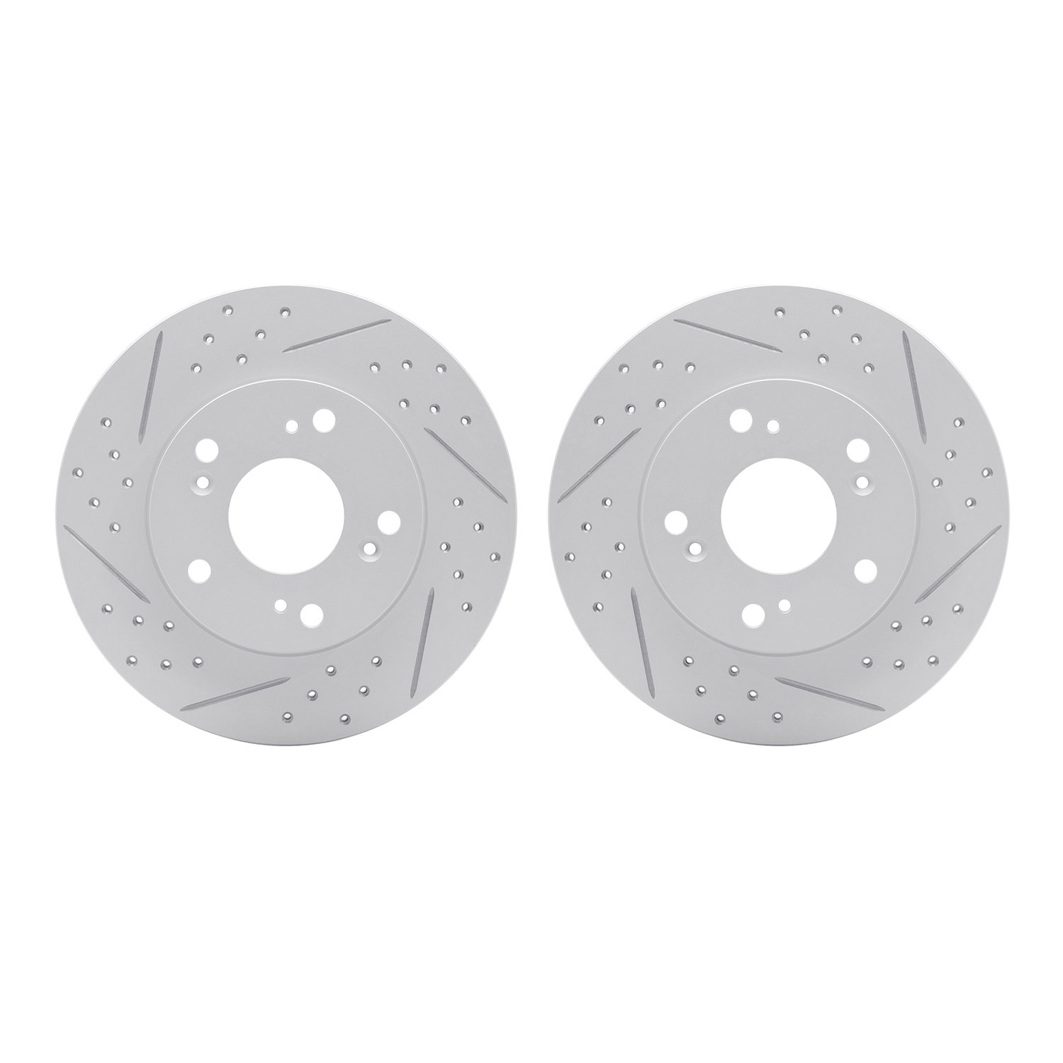 2002-59006 Geoperformance Drilled/Slotted Brake Rotors, 2012-2015 Acura/Honda, Position: Front