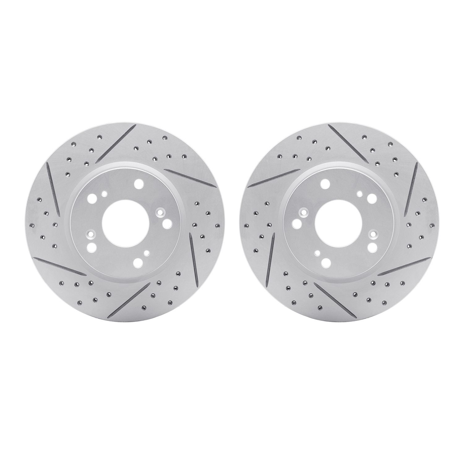 2002-59007 Geoperformance Drilled/Slotted Brake Rotors, 2003-2017 Acura/Honda, Position: Front