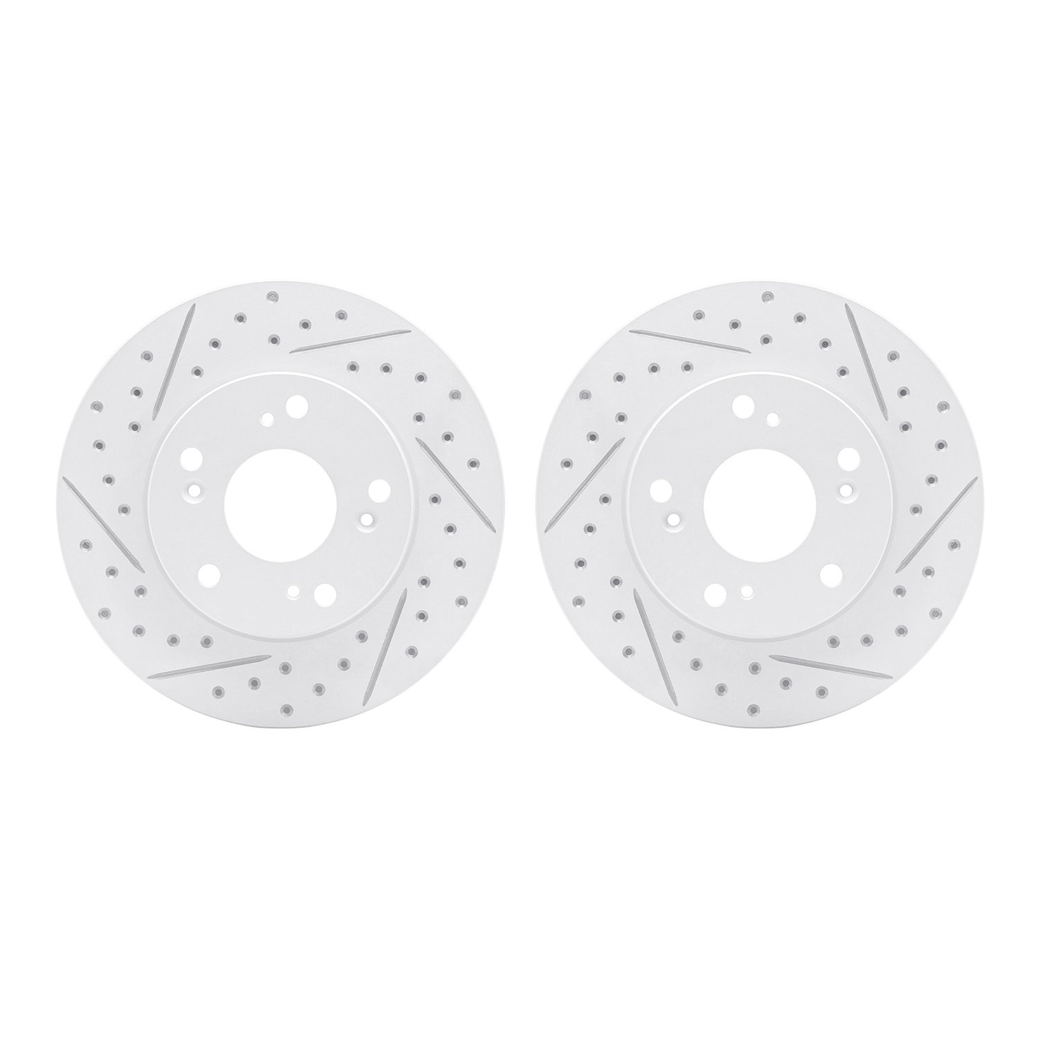 2002-59014 Geoperformance Drilled/Slotted Brake Rotors, 2002-2015 Acura/Honda, Position: Front