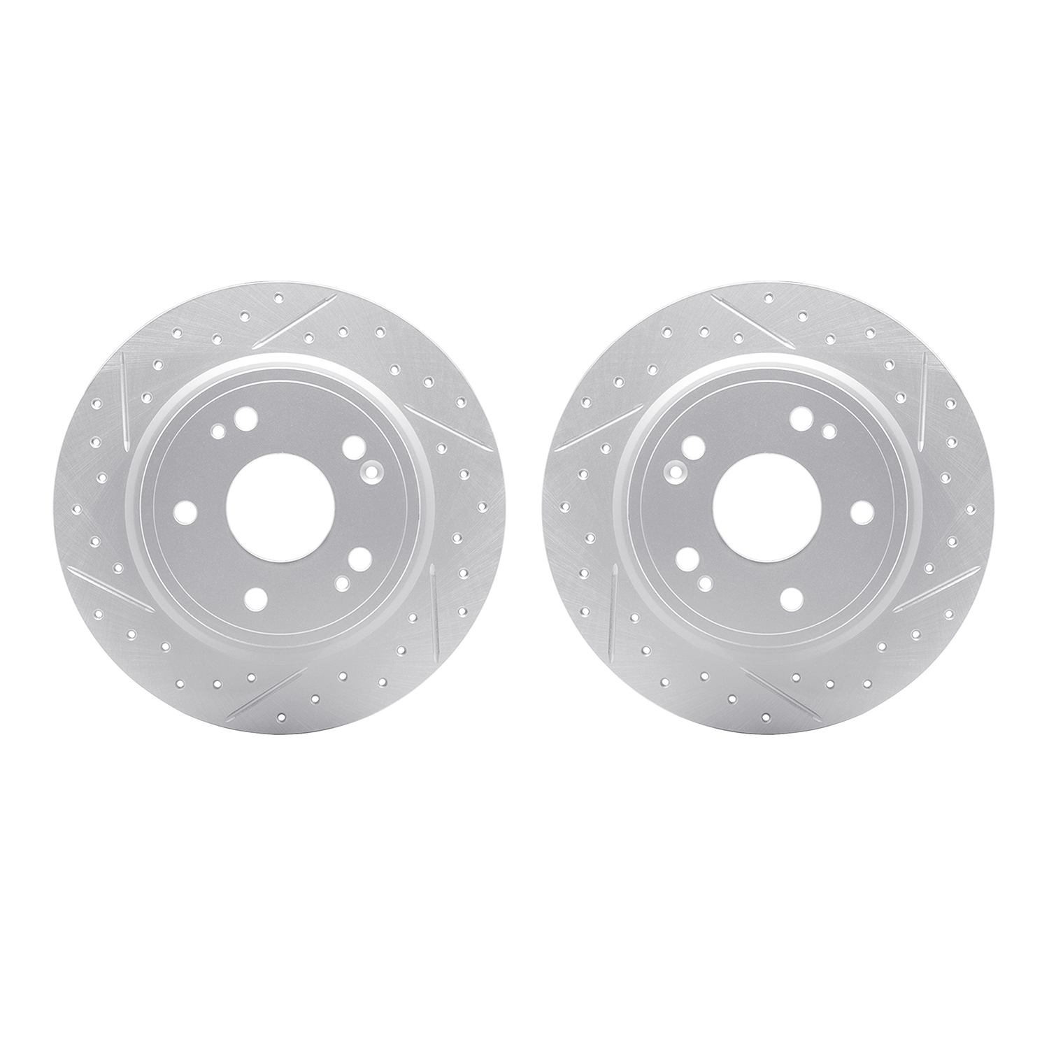 2002-59044 Geoperformance Drilled/Slotted Brake Rotors, Fits Select Acura/Honda, Position: Rear