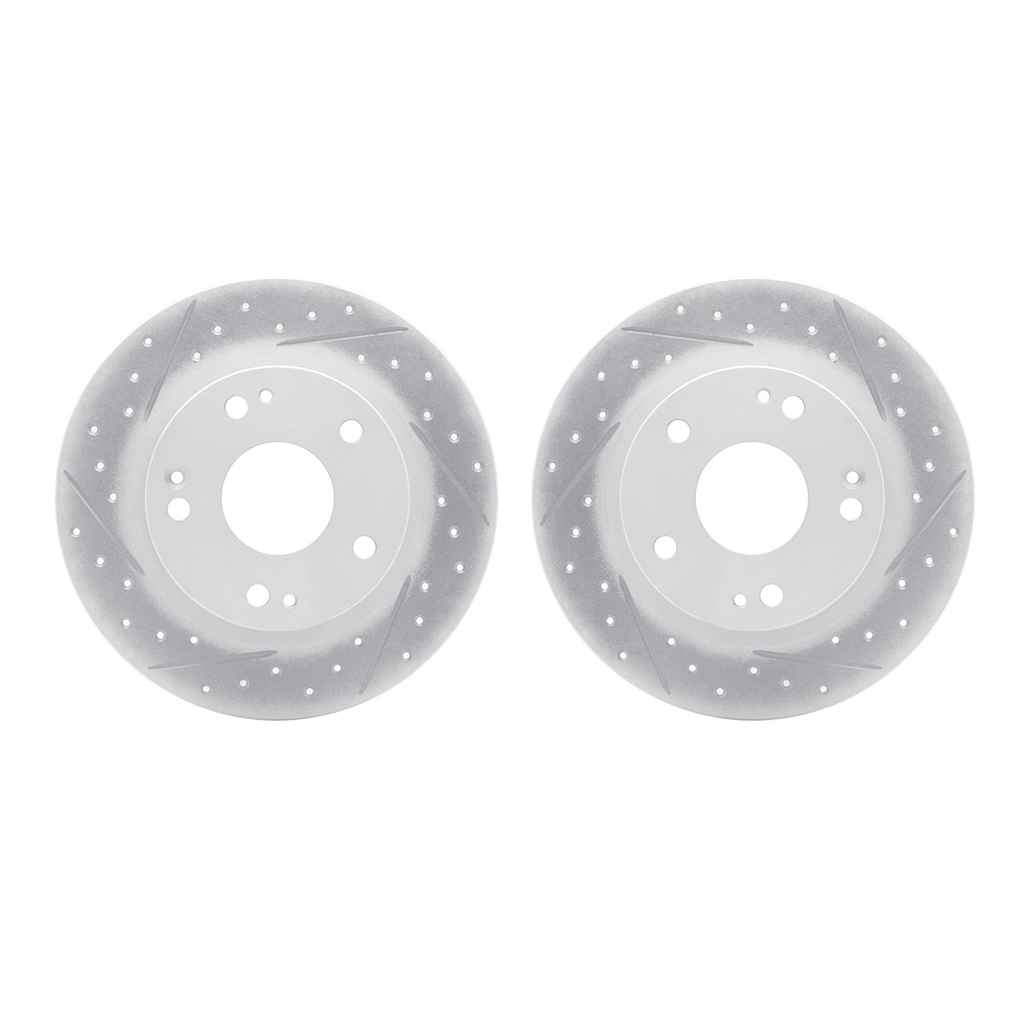 2002-59045 Geoperformance Drilled/Slotted Brake Rotors, Fits Select Acura/Honda, Position: Rear