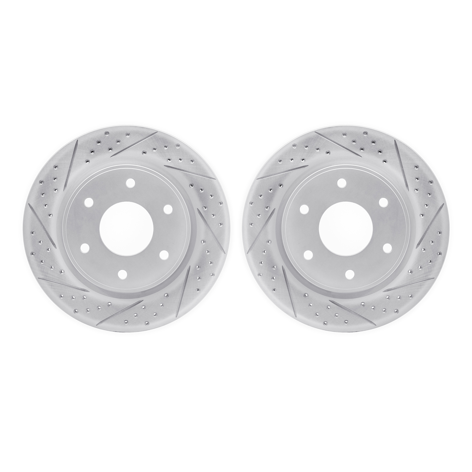 2002-67013 Geoperformance Drilled/Slotted Brake Rotors, 2005-2007 Infiniti/Nissan, Position: Front