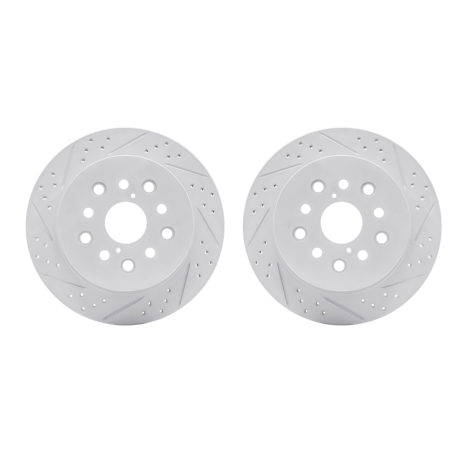 2002-75023 Geoperformance Drilled/Slotted Brake Rotors, 2001-2006 Lexus/Toyota/Scion, Position: Rear