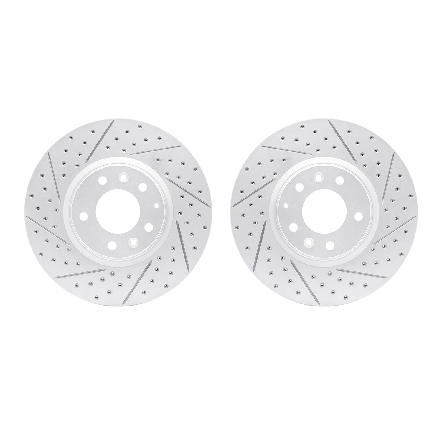 2002-80012 Geoperformance Drilled/Slotted Brake Rotors, 2006-2007 Ford/Lincoln/Mercury/Mazda, Position: Front
