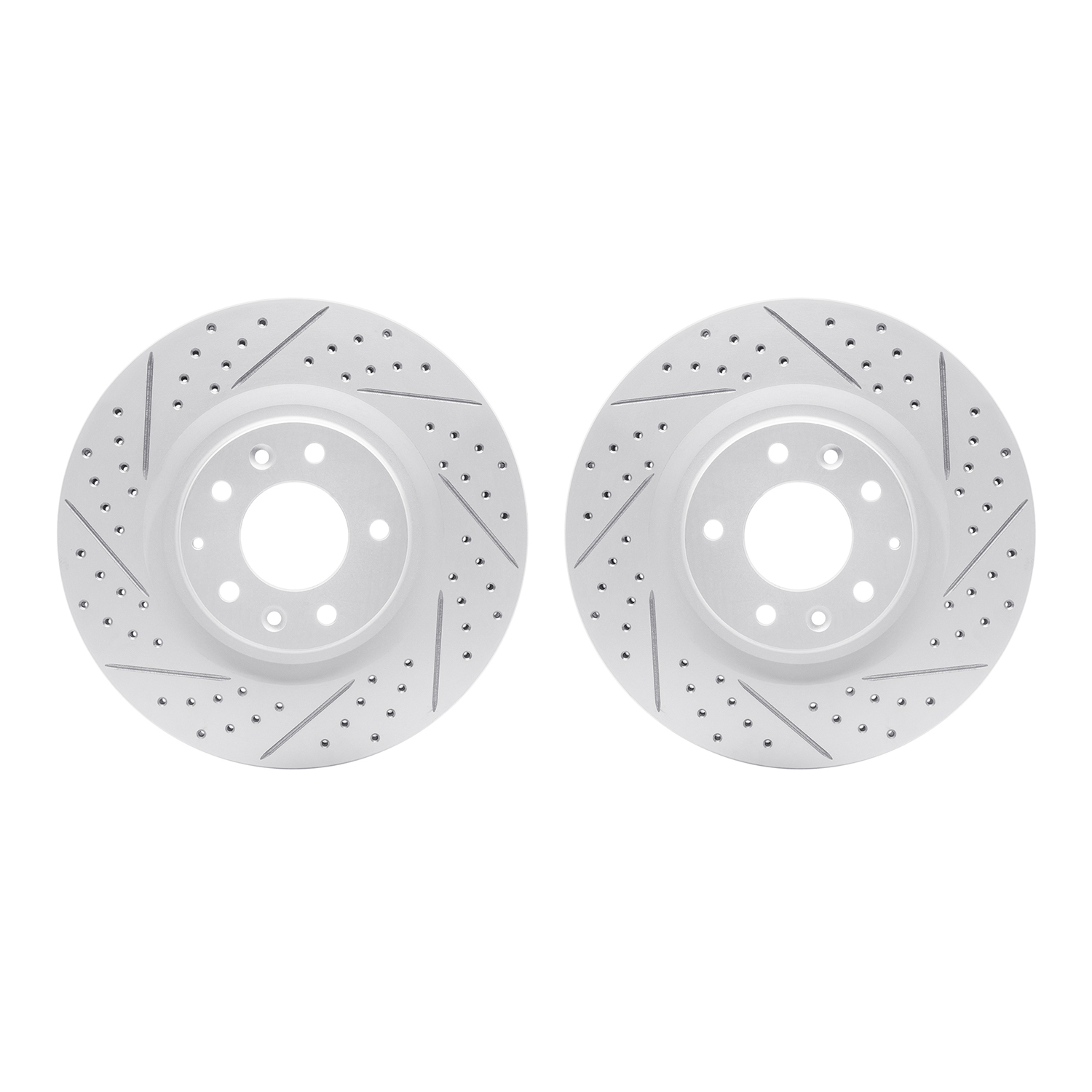 2002-80027 Geoperformance Drilled/Slotted Brake Rotors, 2004-2011 Ford/Lincoln/Mercury/Mazda, Position: Front