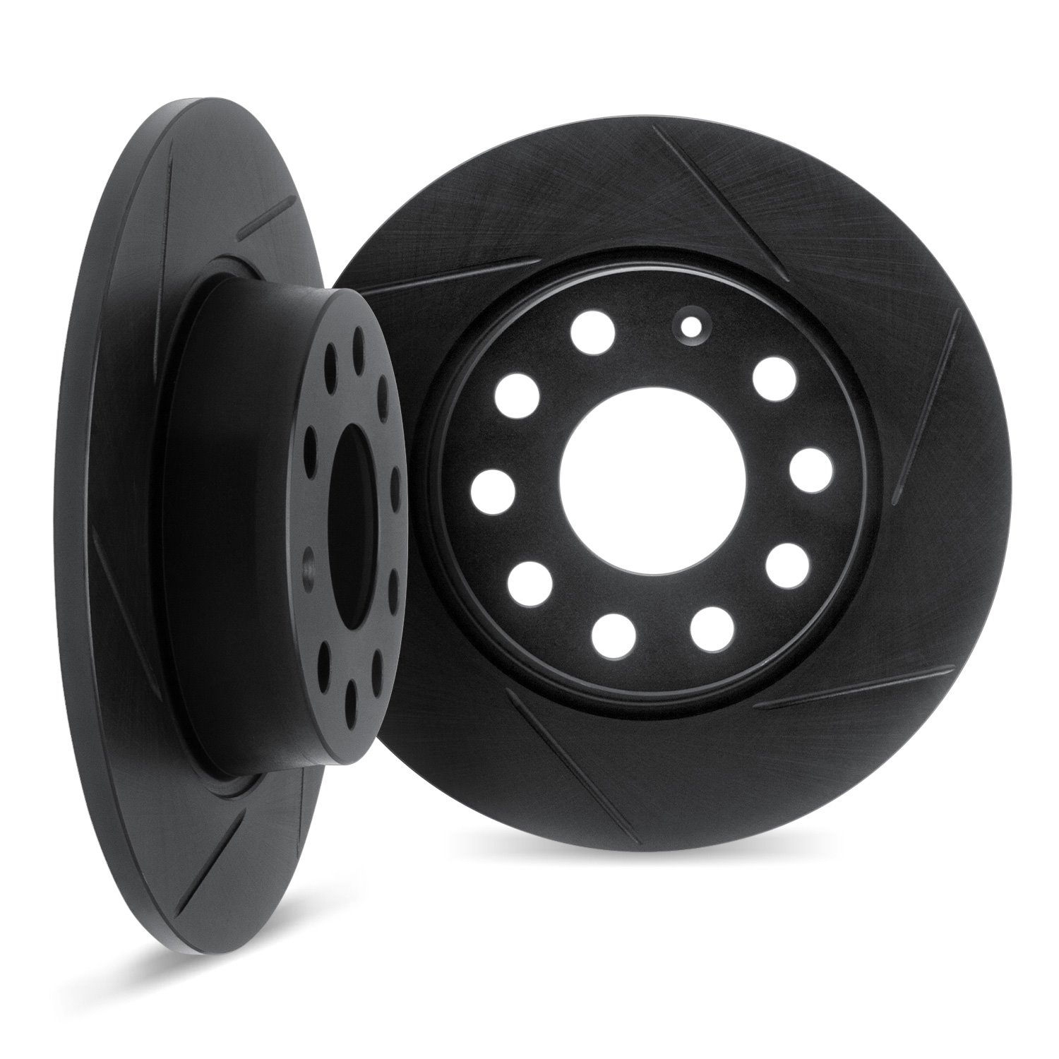 3002-11019 Slotted Brake Rotors [Black], 2015-2020 Multiple Makes/Models, Position: Rear