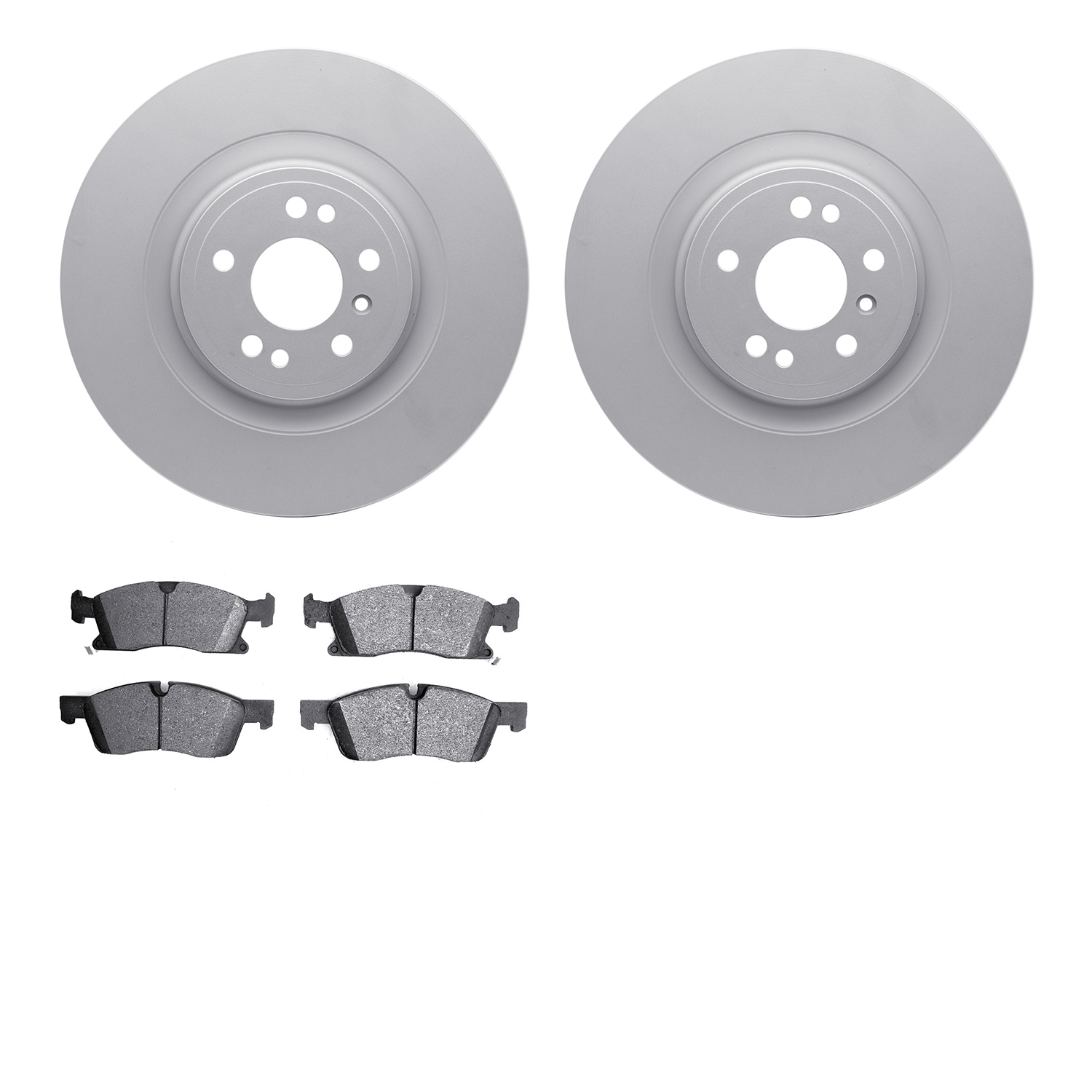 4402-63002 Geospec Brake Rotors with Ultimate-Duty Brake Pads Kit, 2013-2019 Mercedes-Benz, Position: Front