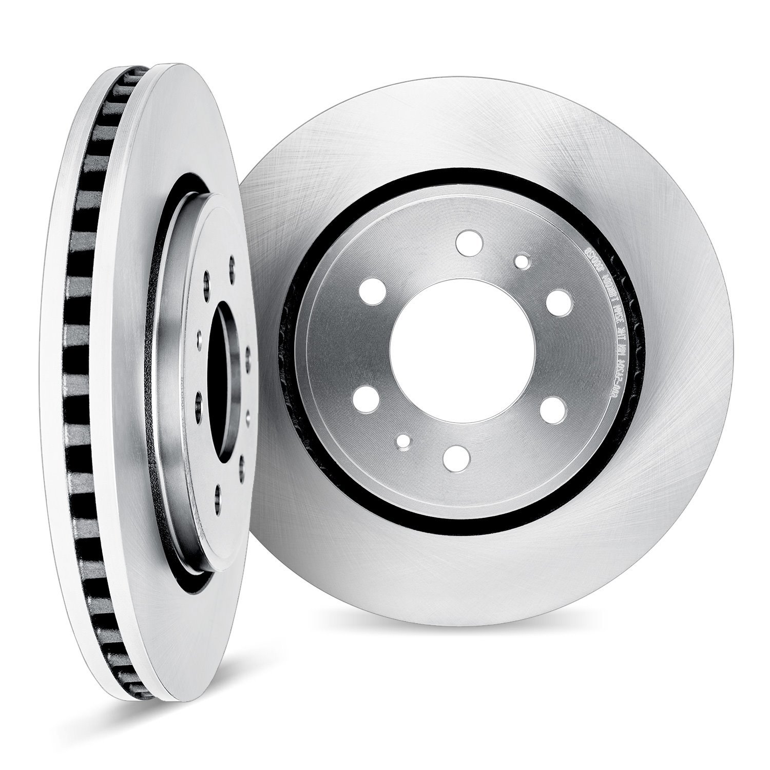 5002-67095 Slotted Brake Rotors [Silver], Fits Select Multiple Makes/Models, Position: Rear