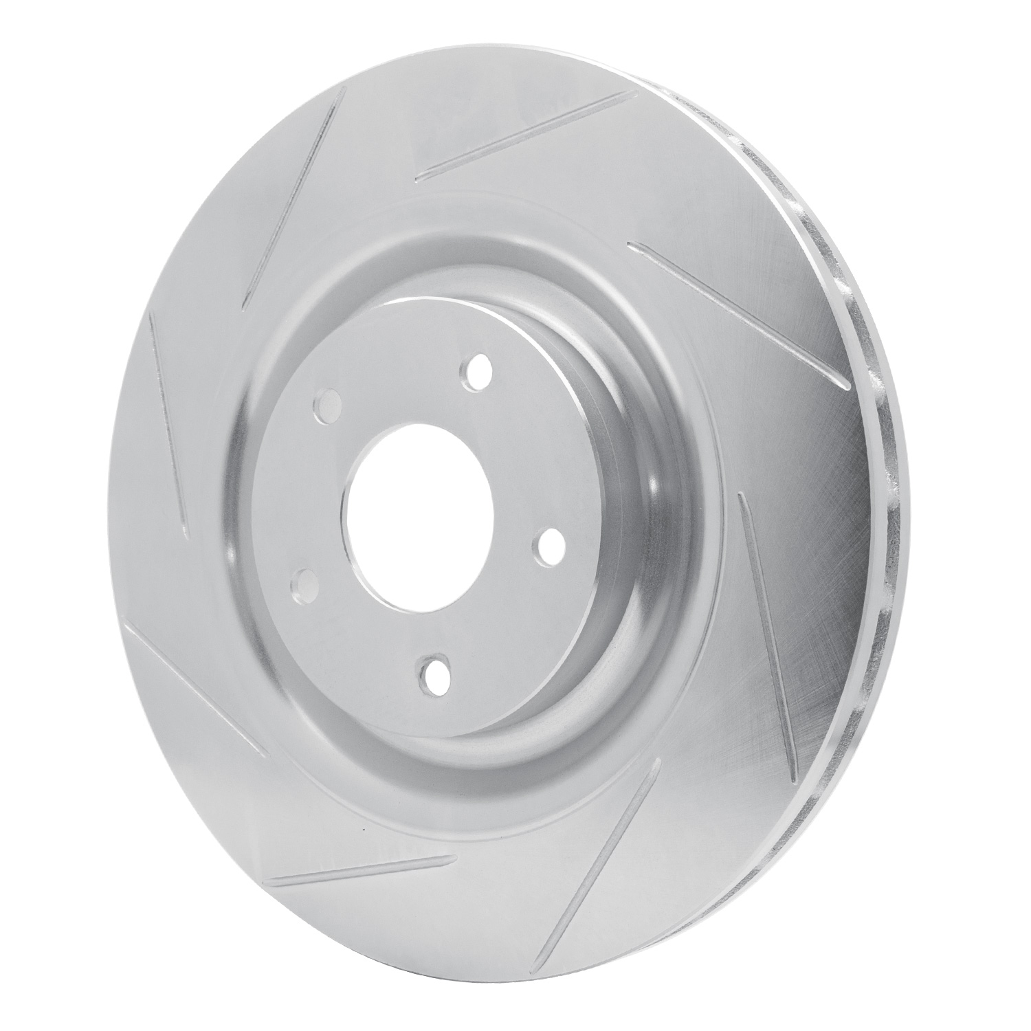 611-47034L Slotted Brake Rotor [Silver], 2006-2013 GM, Position: Front Left
