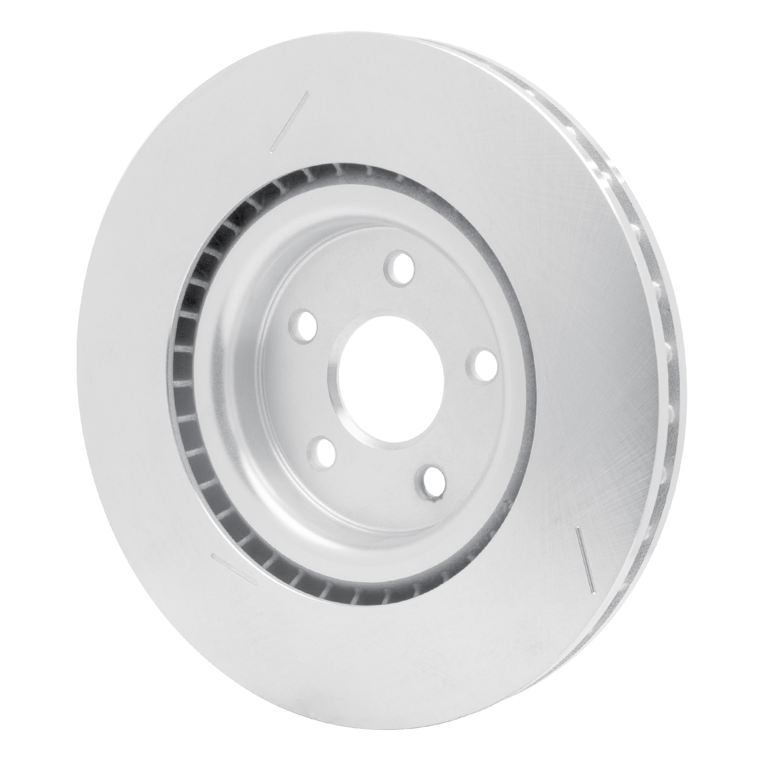 611-58010L Slotted Brake Rotor [Silver], 1998-1999 Acura/Honda, Position: Front Left