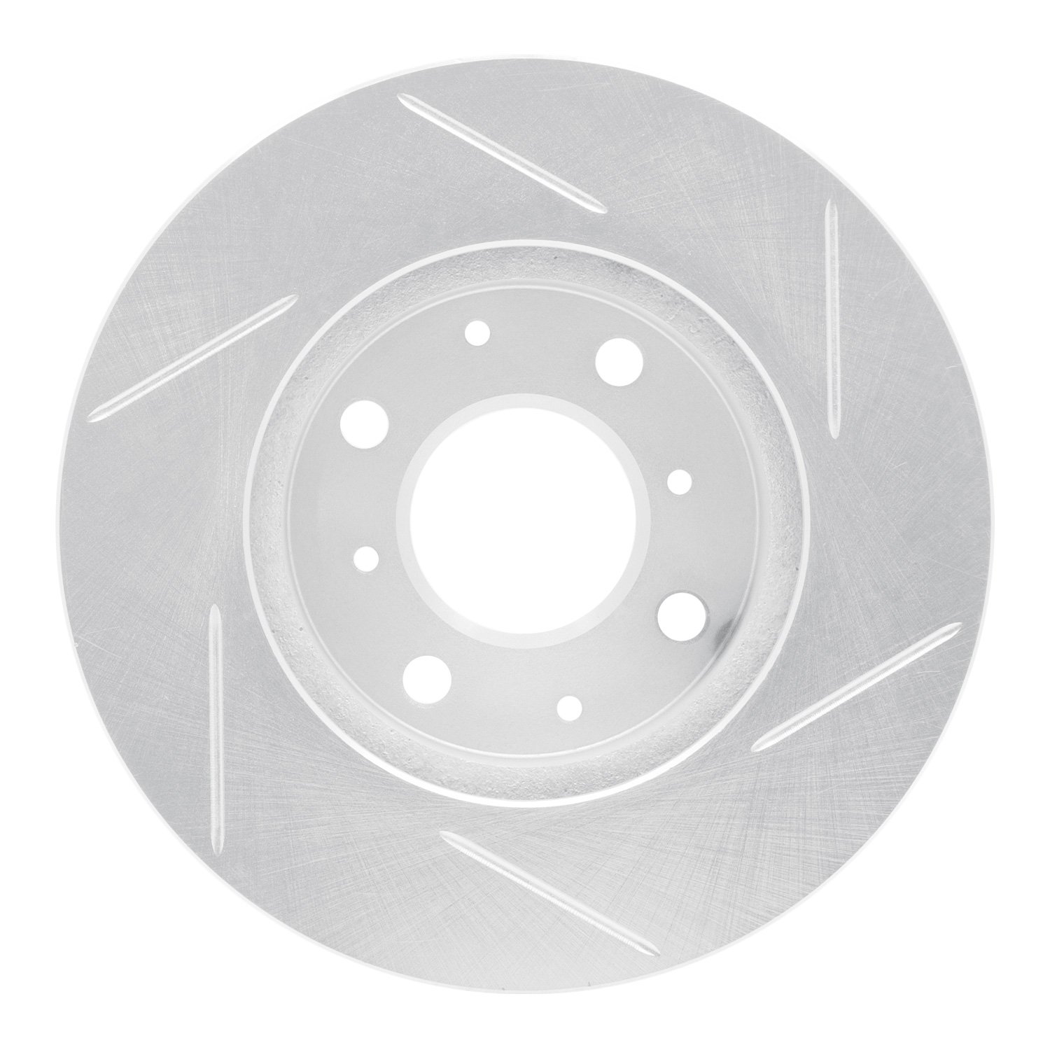 611-59011L Slotted Brake Rotor [Silver], 1984-1990 Acura/Honda, Position: Front Left