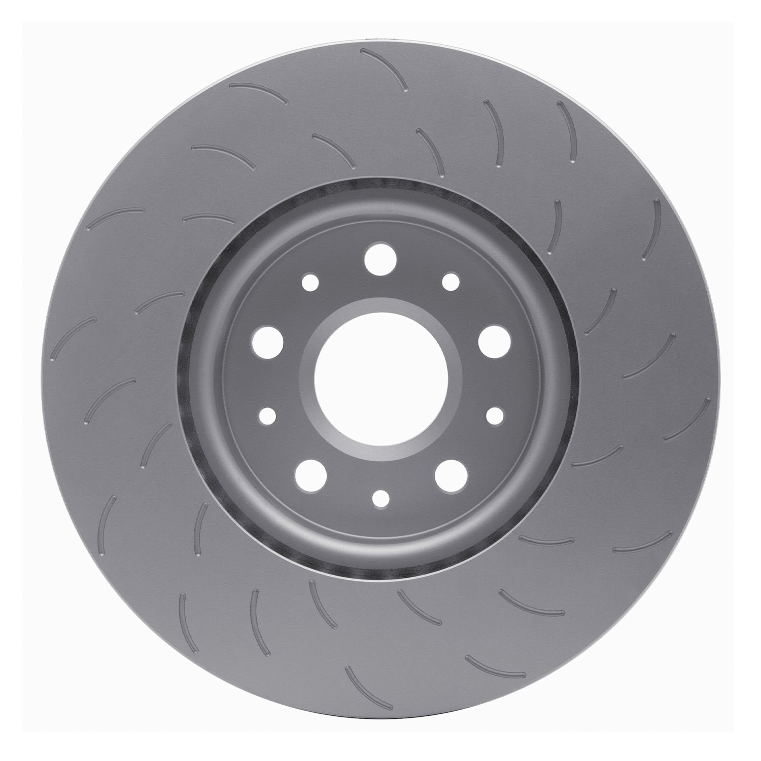 614-46059D GEOSPEC Slotted Rotor [Coated], 2015-2019 GM, Position: Left Front