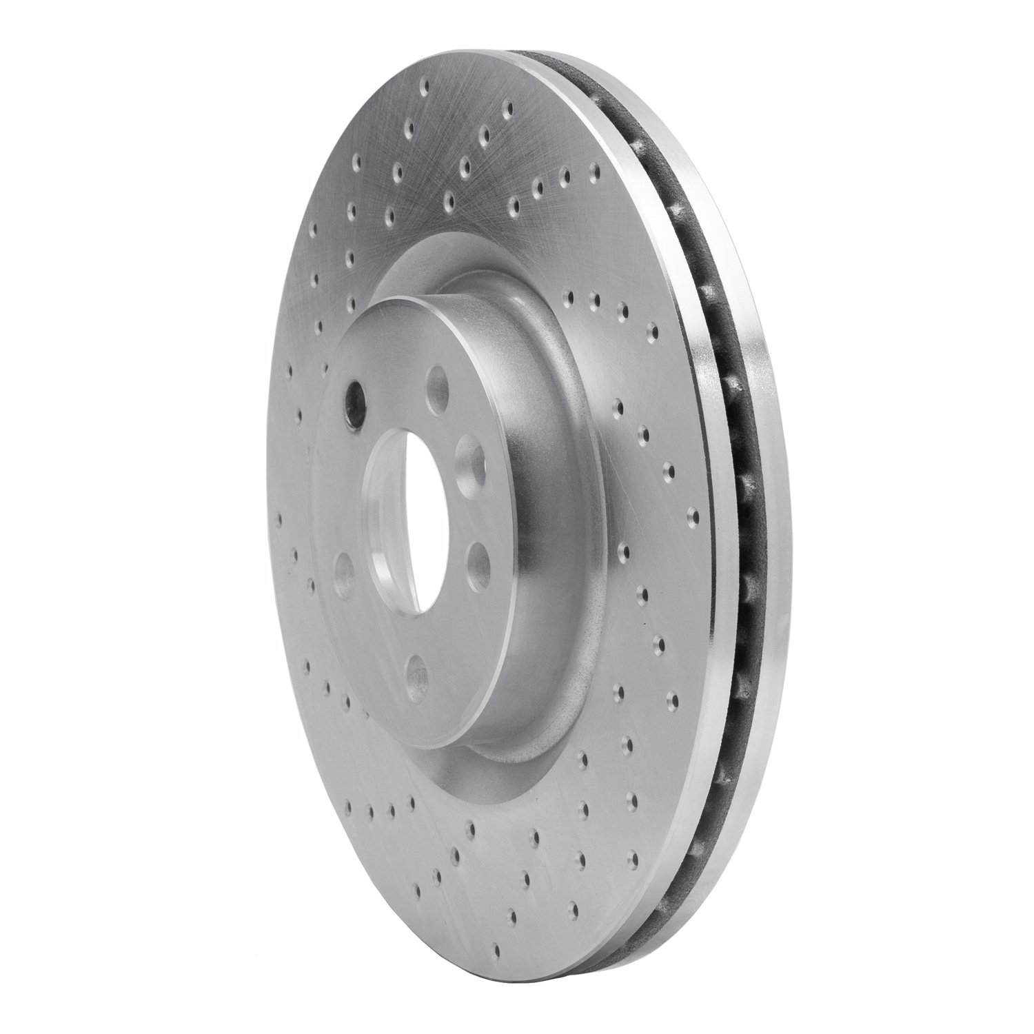 Drilled Brake Rotor [Silver], 2015-2019 Multiple Makes/Models