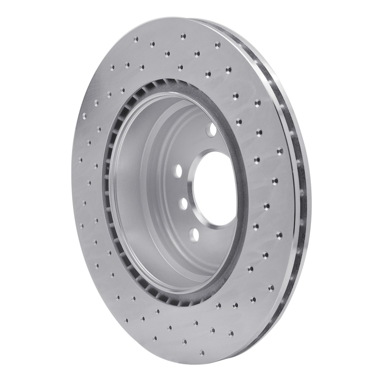 621-31070L Drilled Brake Rotor [Silver], 2006-2015 BMW, Position: Rear Left