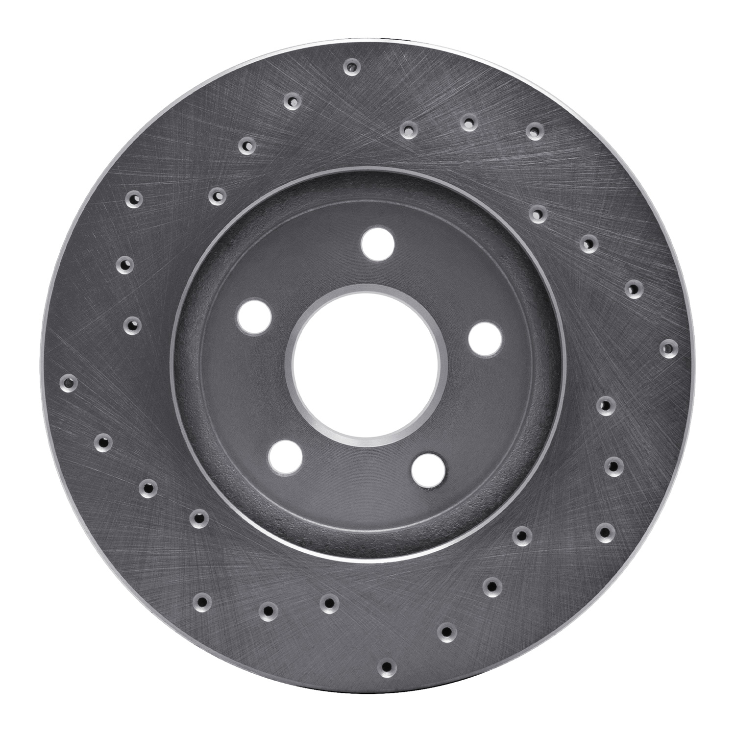 621-39009R Drilled Brake Rotor [Silver], 1995-2000 Mopar, Position: Front Right