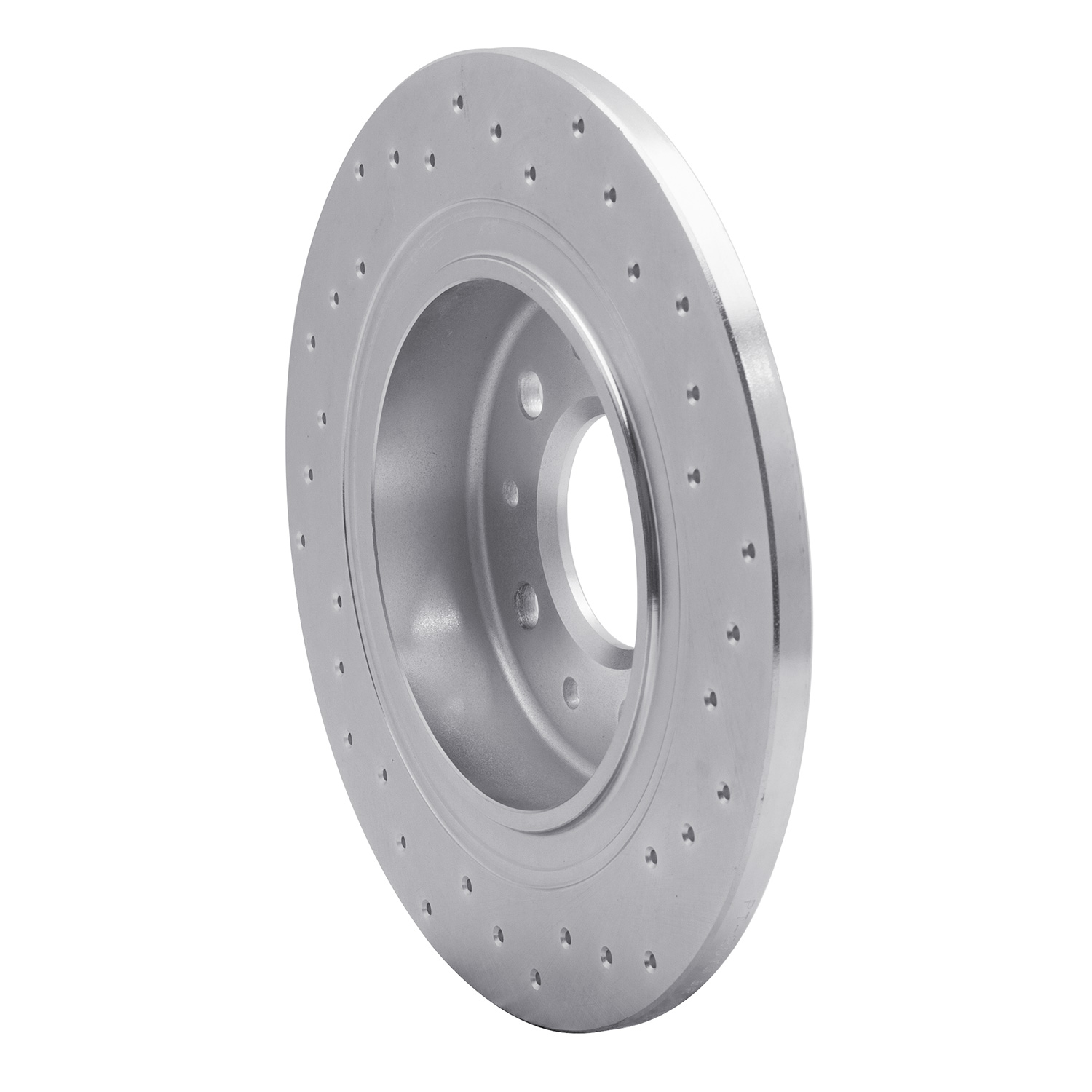 621-47075L Drilled Brake Rotor [Silver], Fits Select GM, Position: Rear Left