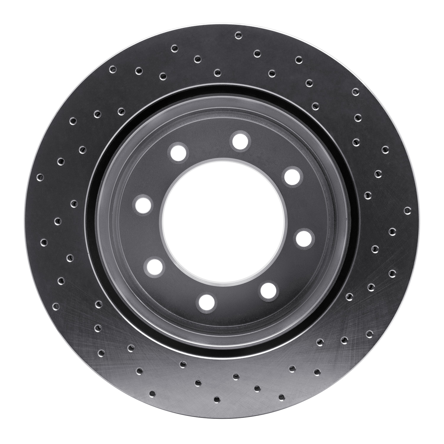 621-54227L Drilled Brake Rotor [Silver], 2011-2021 Ford/Lincoln/Mercury/Mazda, Position: Rear Left