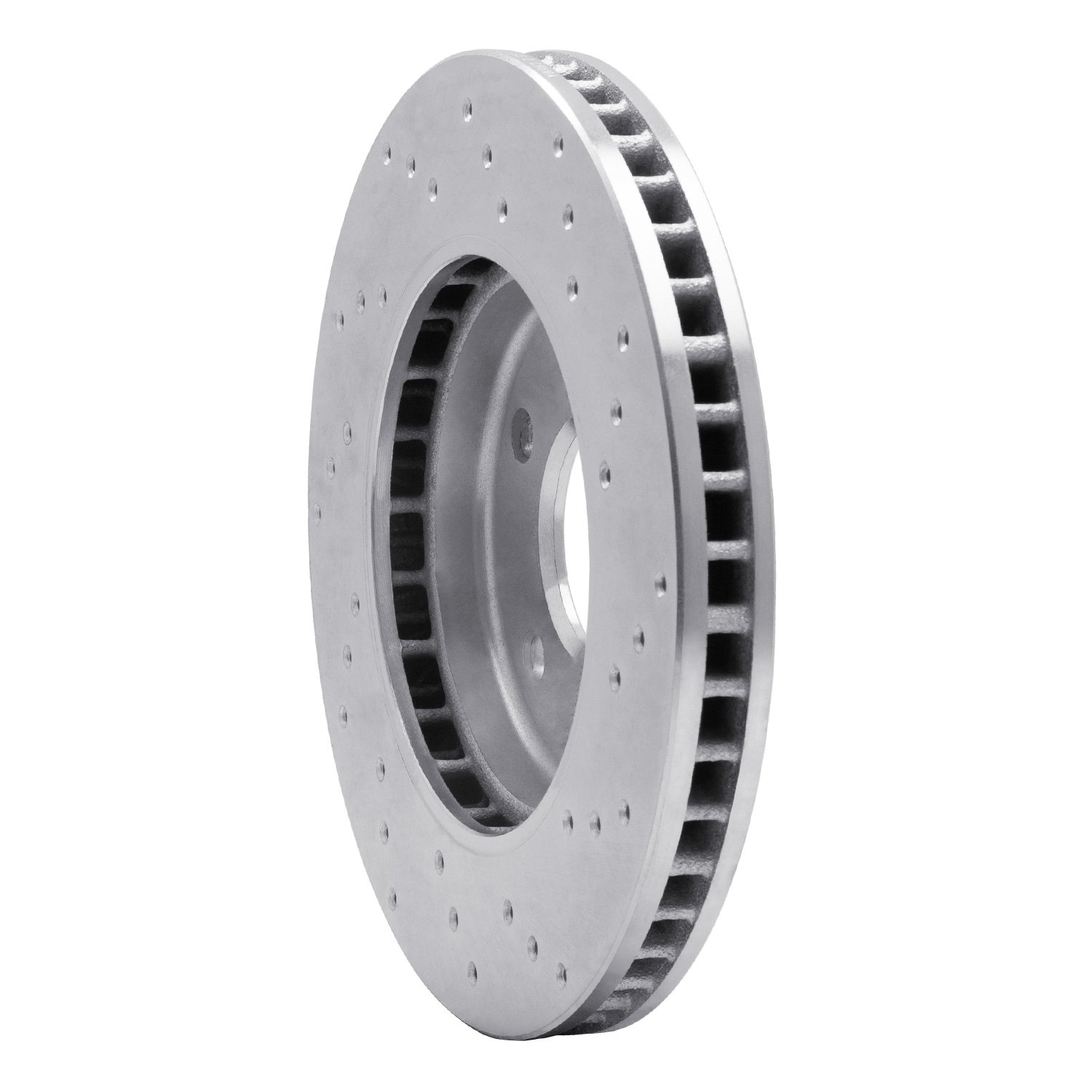 Drilled Brake Rotor [Silver], Fits Select Multiple Makes/Models
