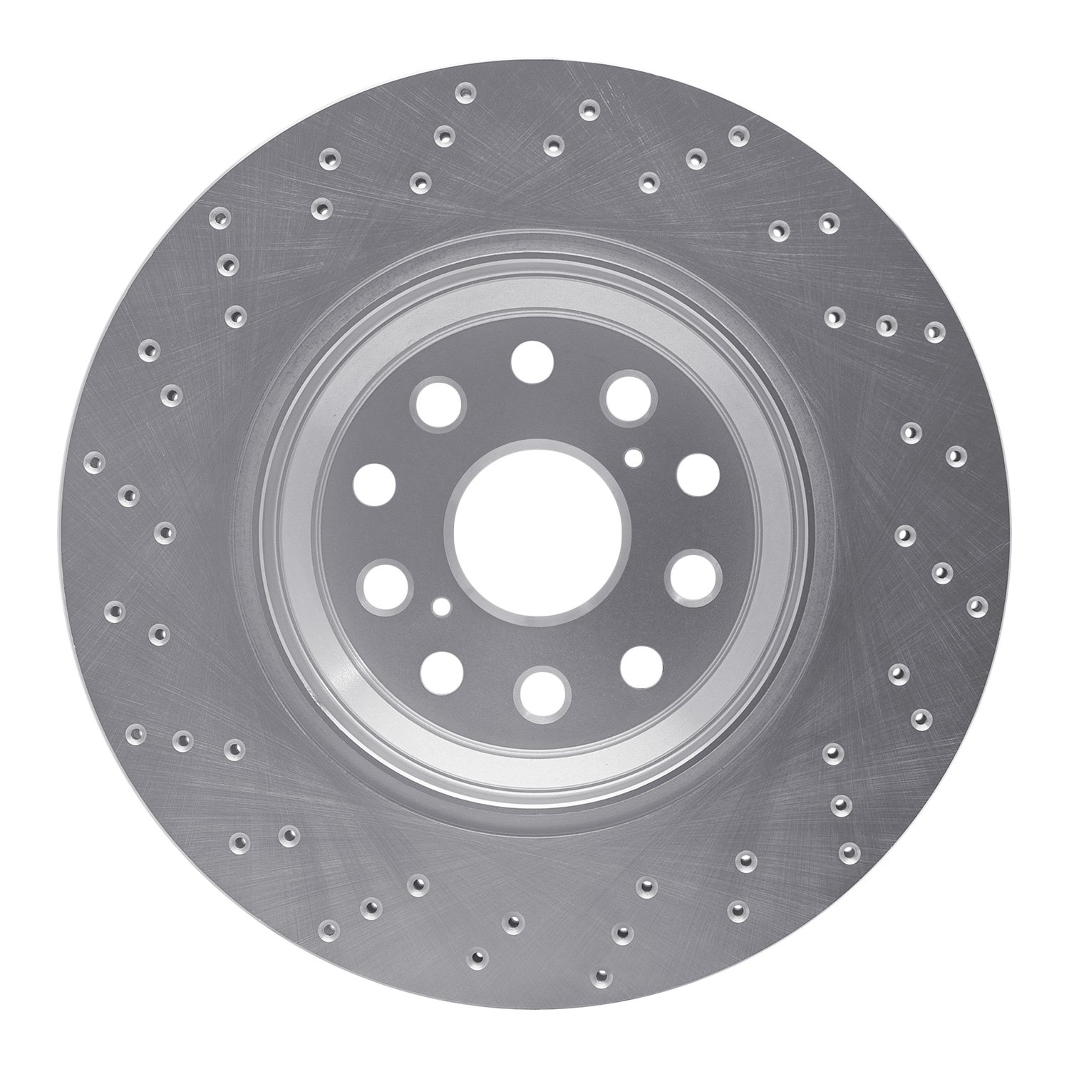 621-75022D Drilled Brake Rotor [Silver], 2007-2021 Lexus/Toyota/Scion, Position: Rear Right