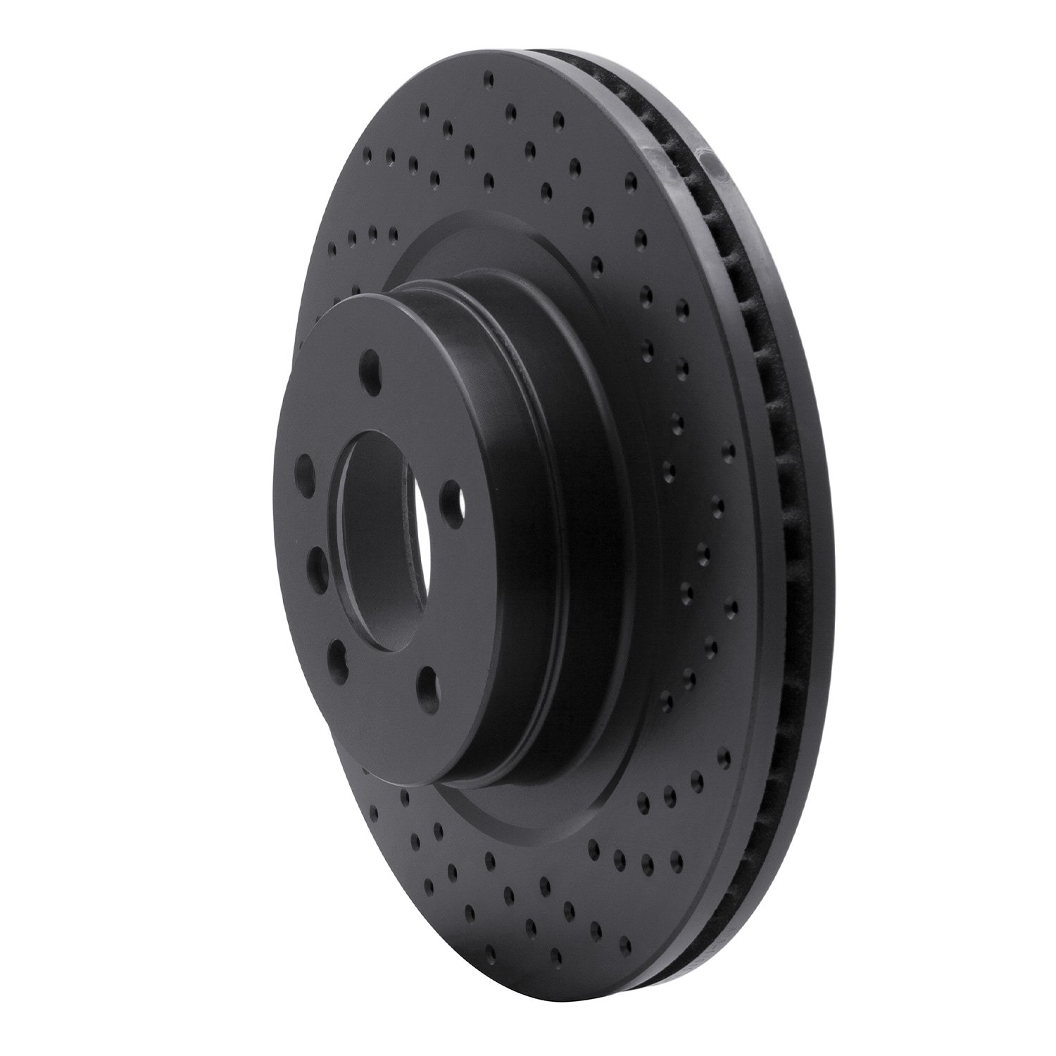 623-11015R Drilled Brake Rotor [Black], 2006-2009 Land Rover, Position: Front Right