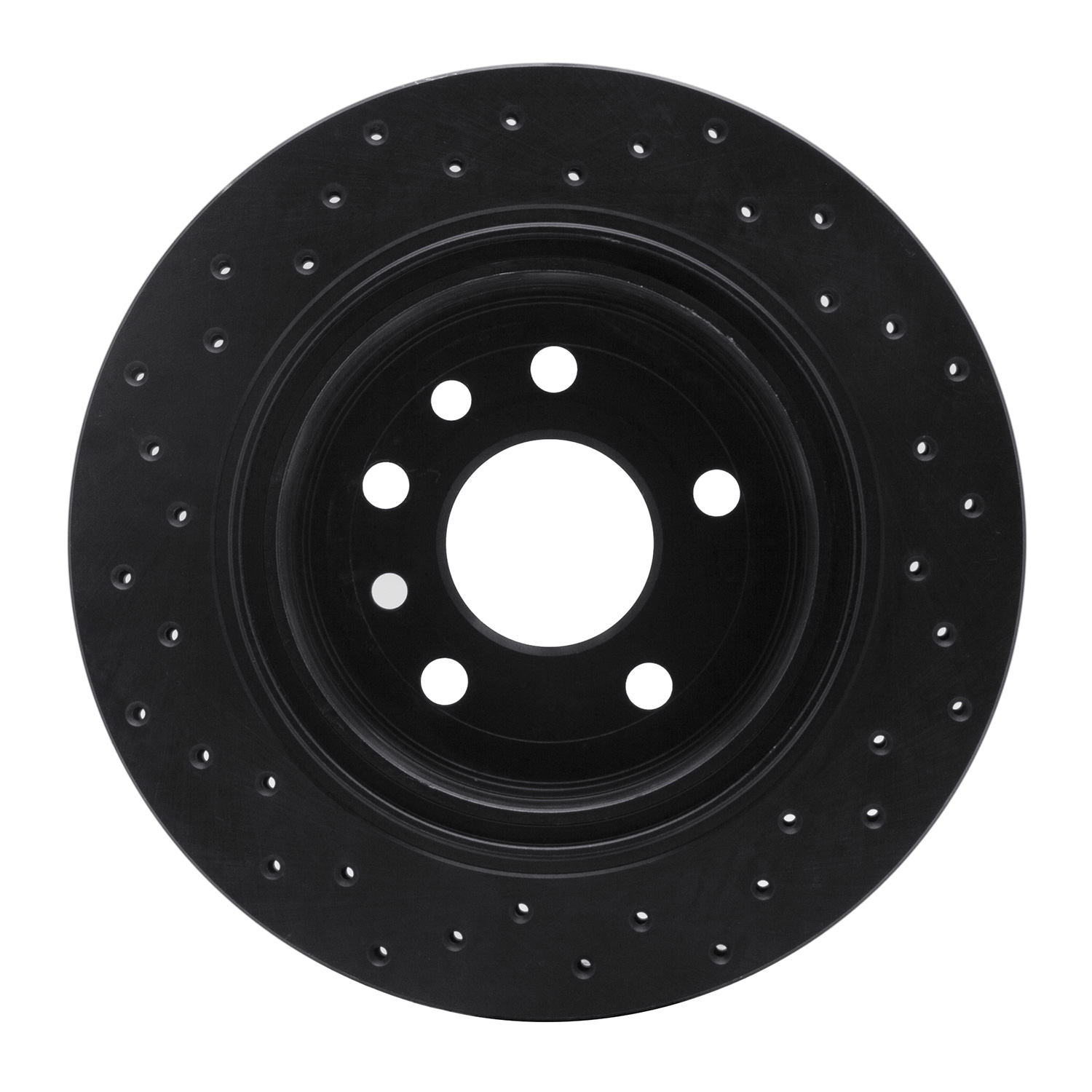 623-46002R Drilled Brake Rotor [Black], 2001-2001 GM, Position: Rear Right
